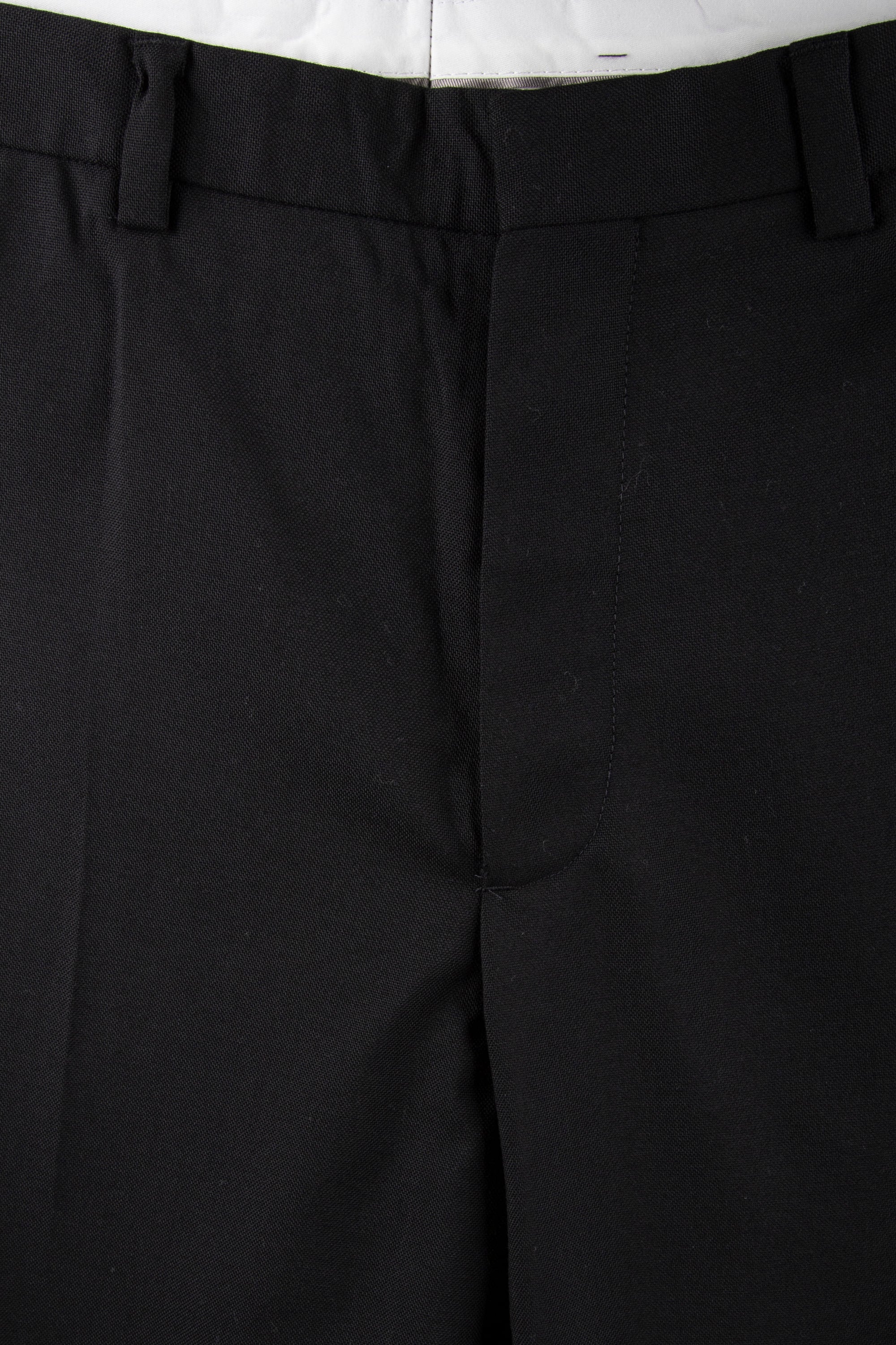 ELDAR HOPSACK SUIT TROUSER BLACK 4