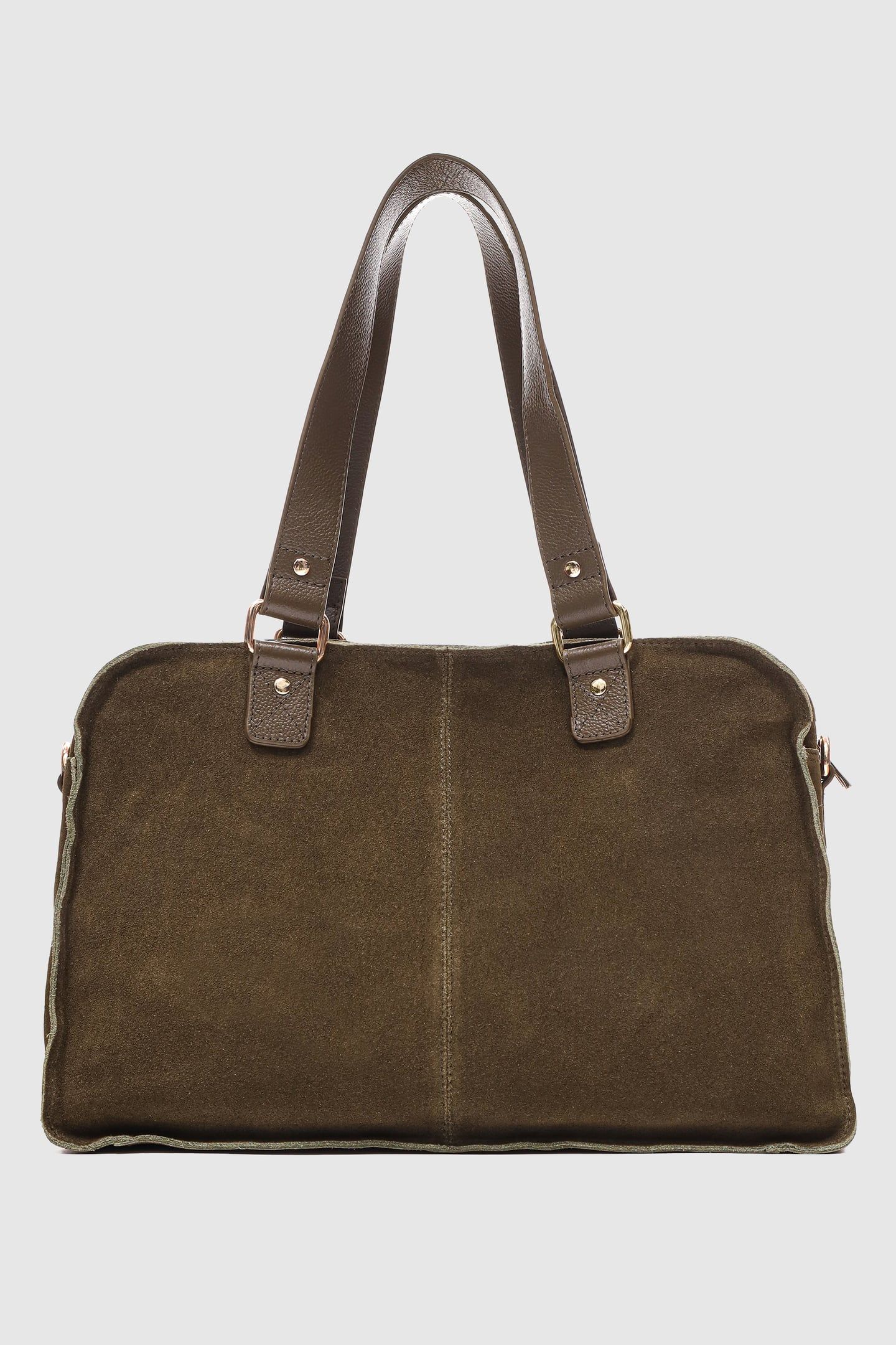 MILLE SUEDE MIX DARK OLIVE W. GOLD 3
