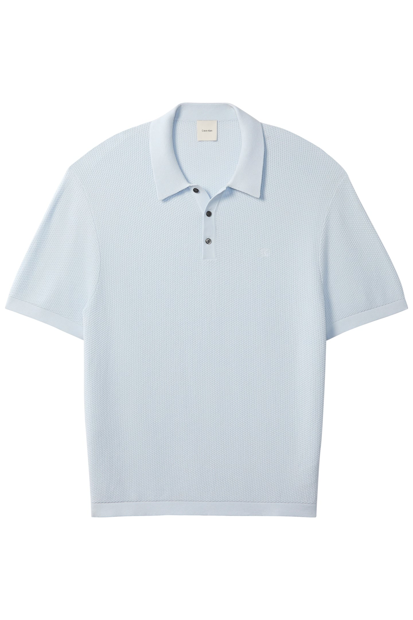 SS TEXTURED COTTON POLO SWEATER PLEIN AIR 4