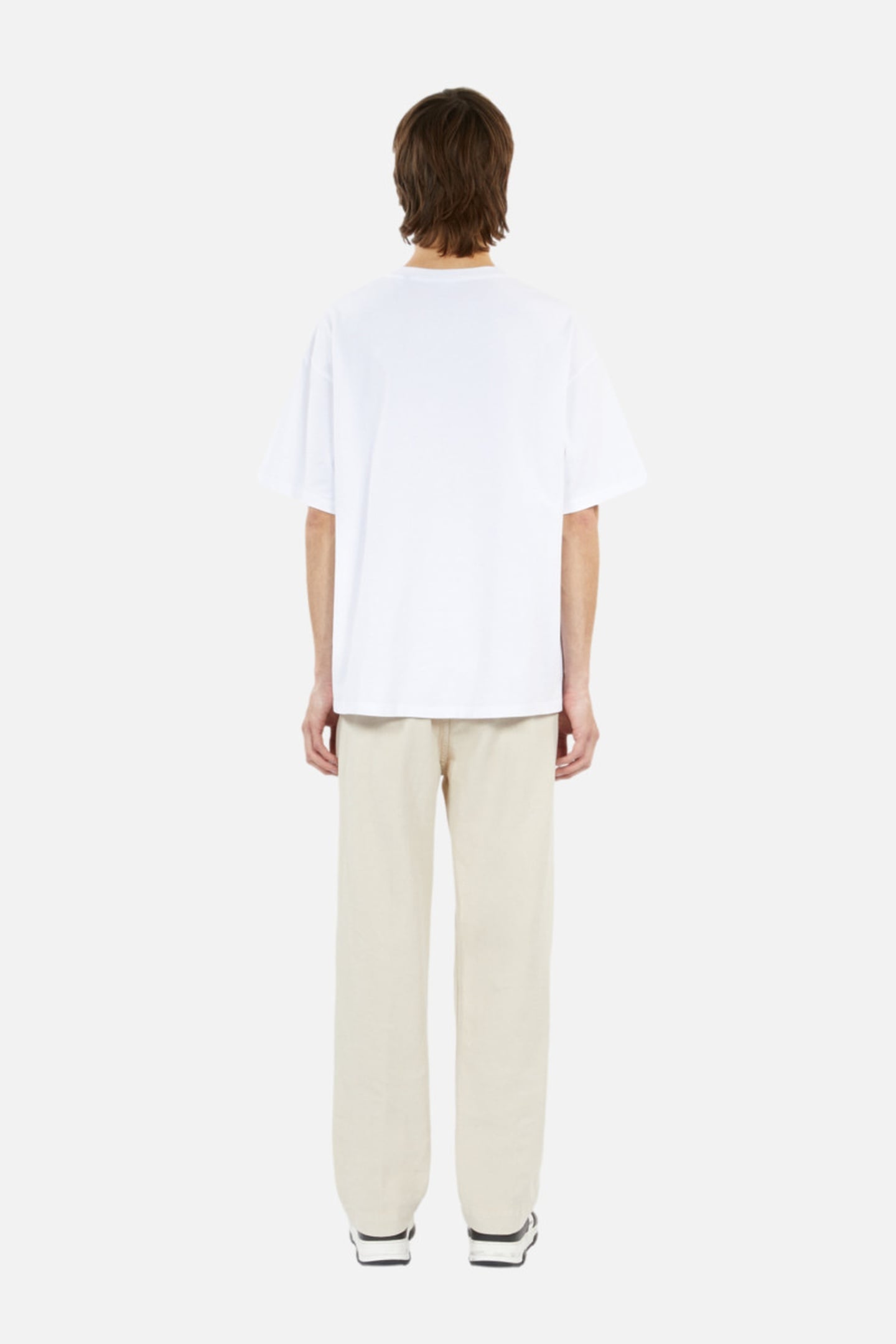 SHORT-SLEEVED T-SHIRT WITH TK CHEST EMBROIDERY WHITE 4