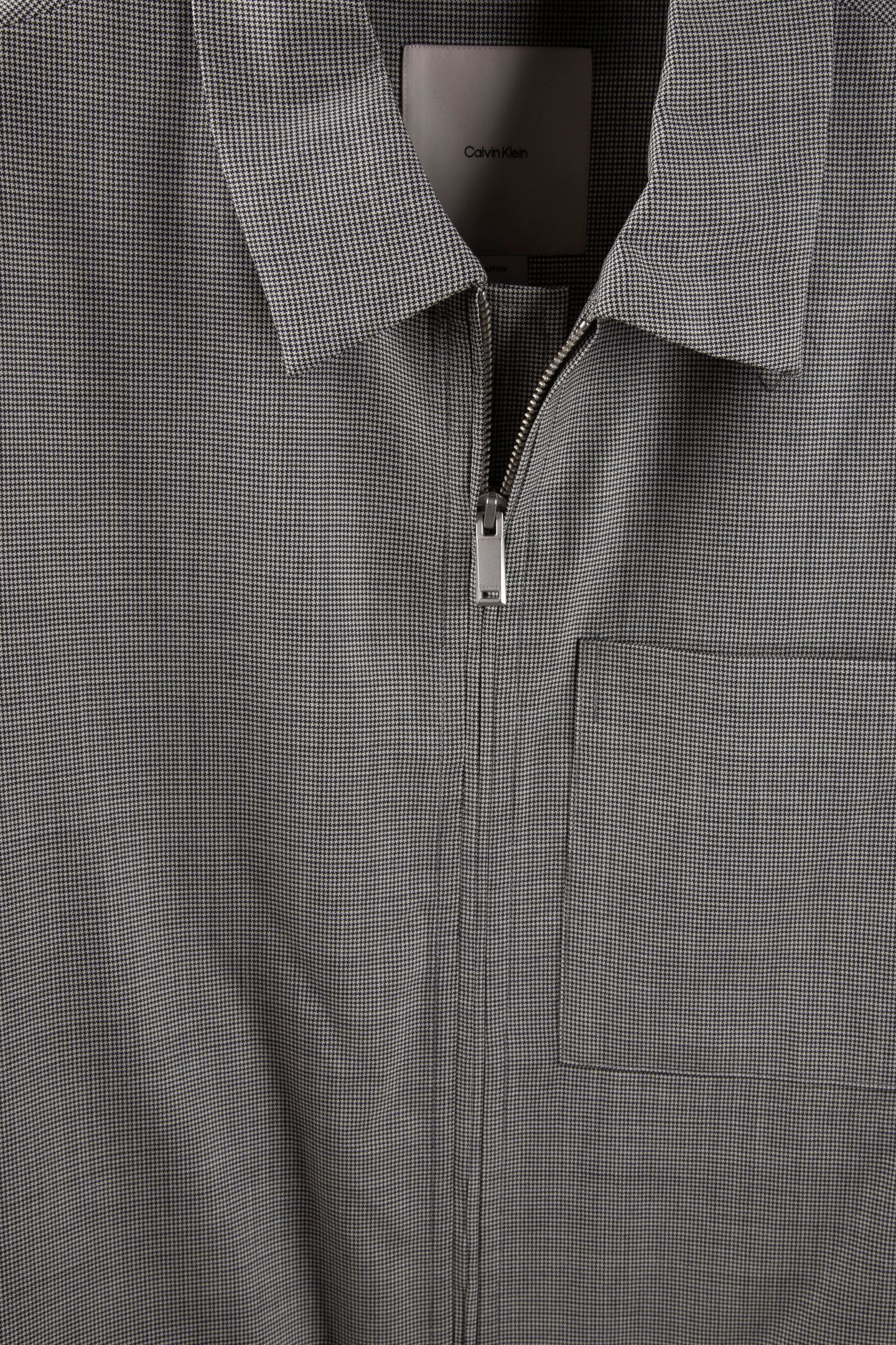 LS WOOL HOUNDSTOOTH JACKET BRILLIANT WHITE 4