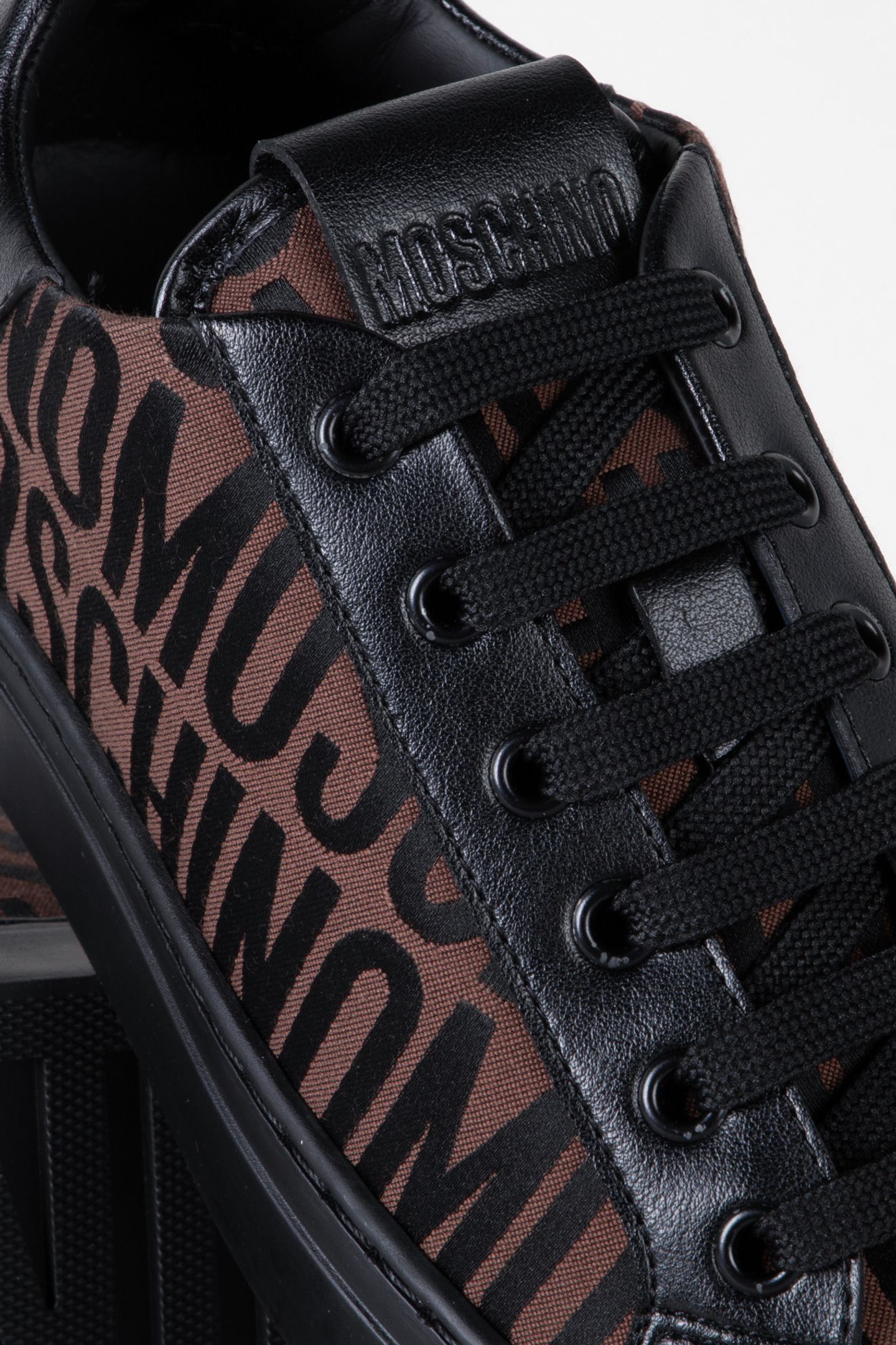 CALFSKIN SNEAKERS BROWN 4