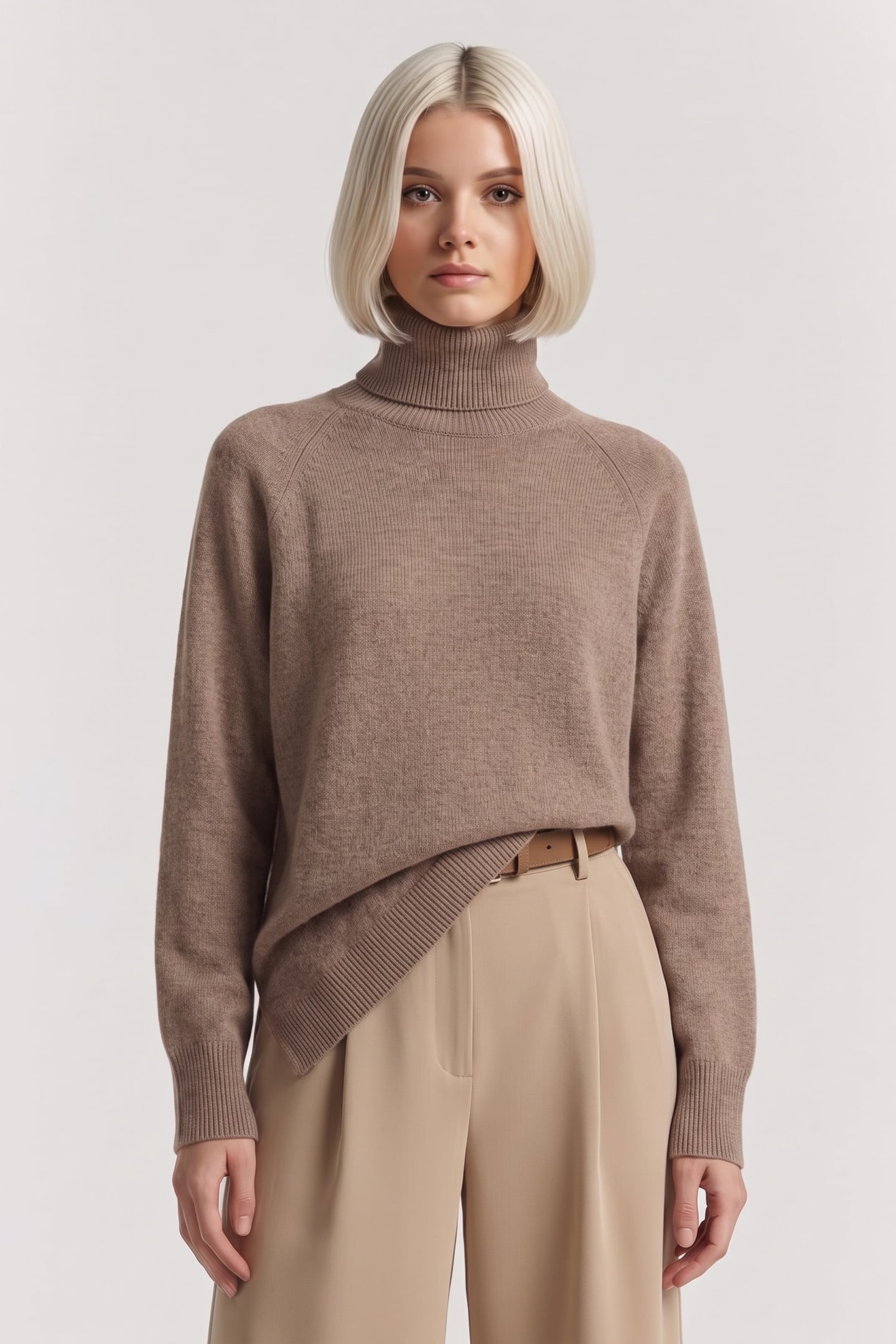 ROHALLA CASHMERE SWEATER BEIGE 1