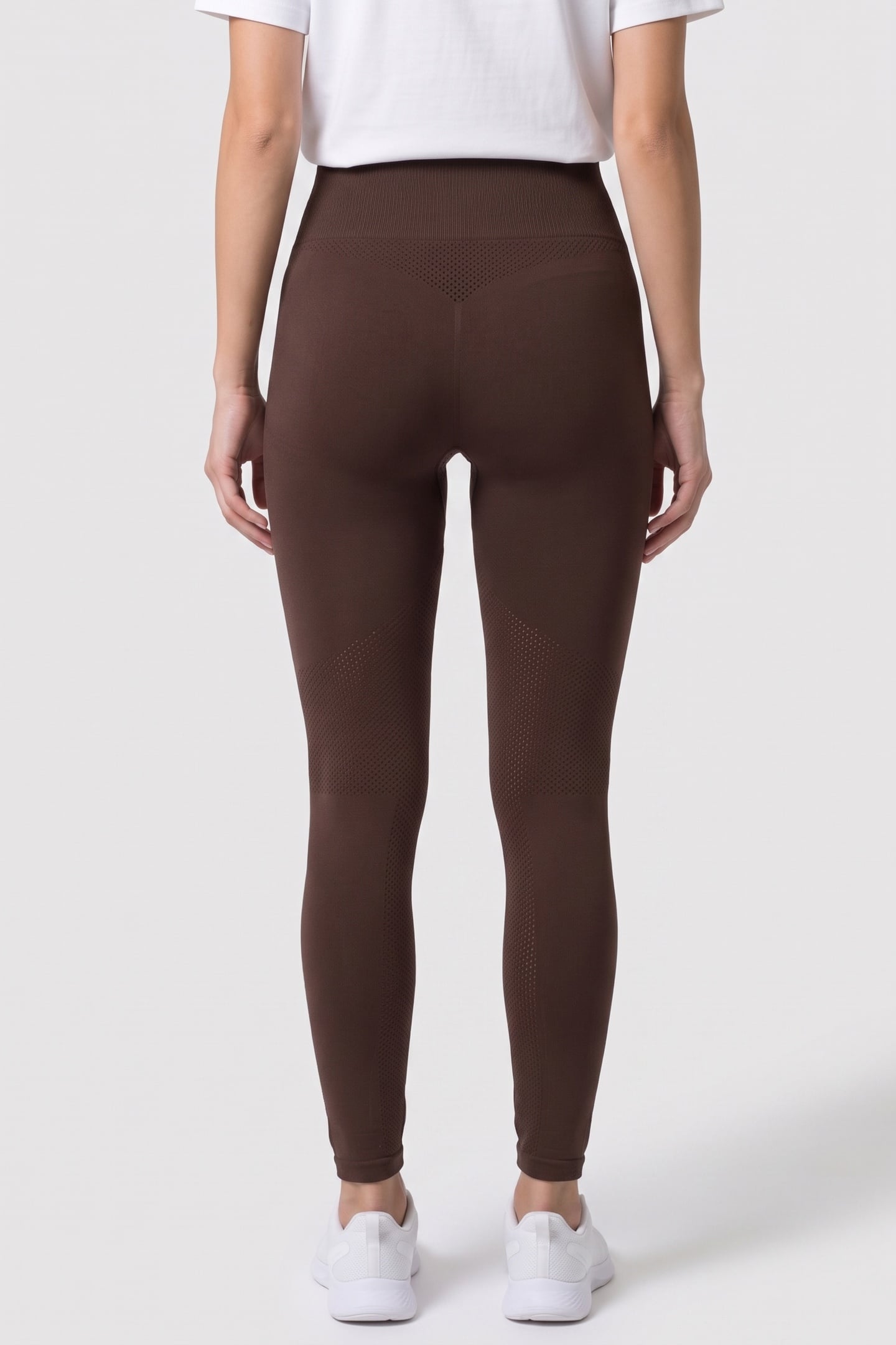 RIBORG SEAMLESS TIGHTS BROWN 2