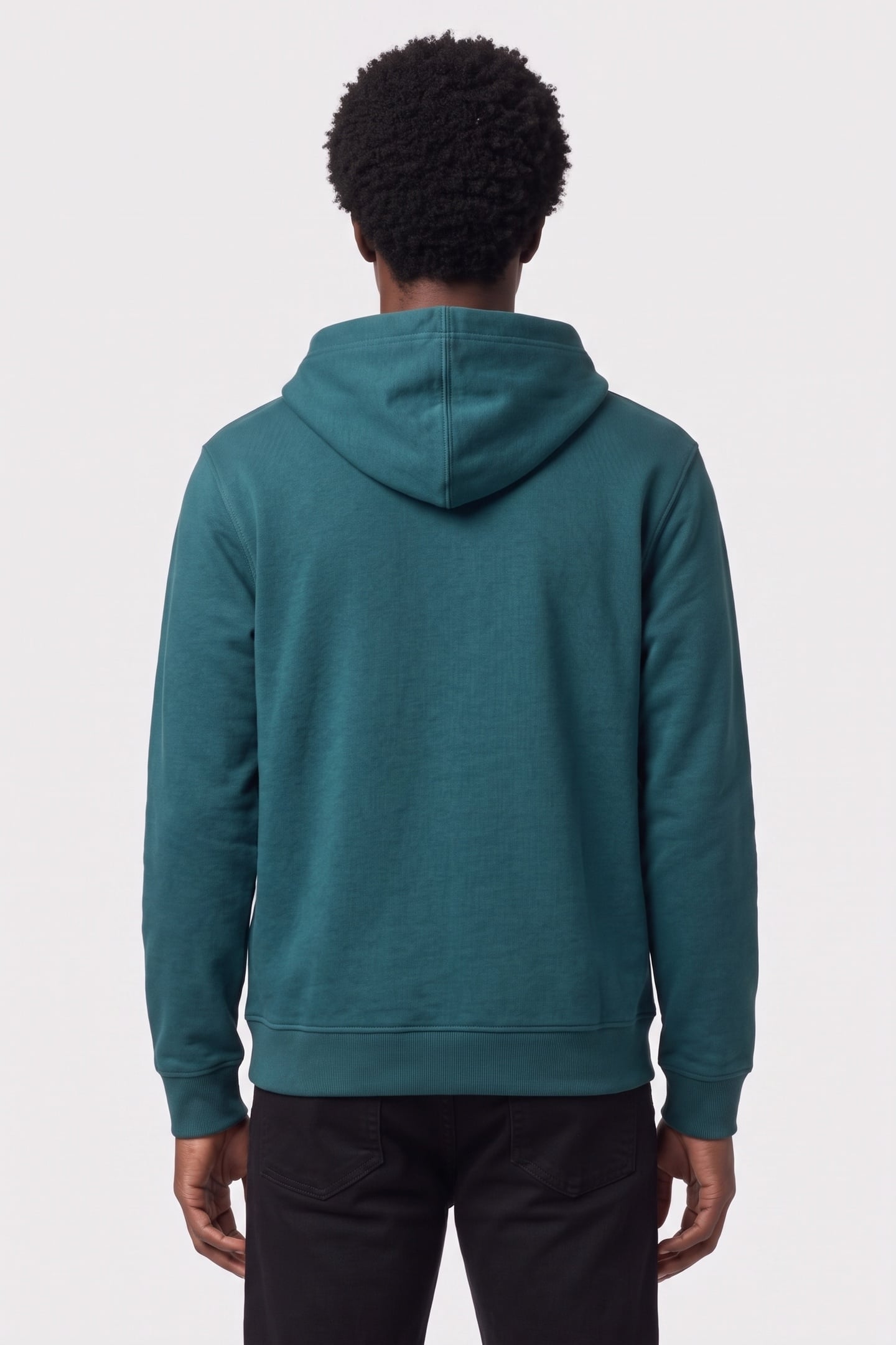 GUESS ECO BEAU HOODIE SWEATSHI TRUE TEAL 2