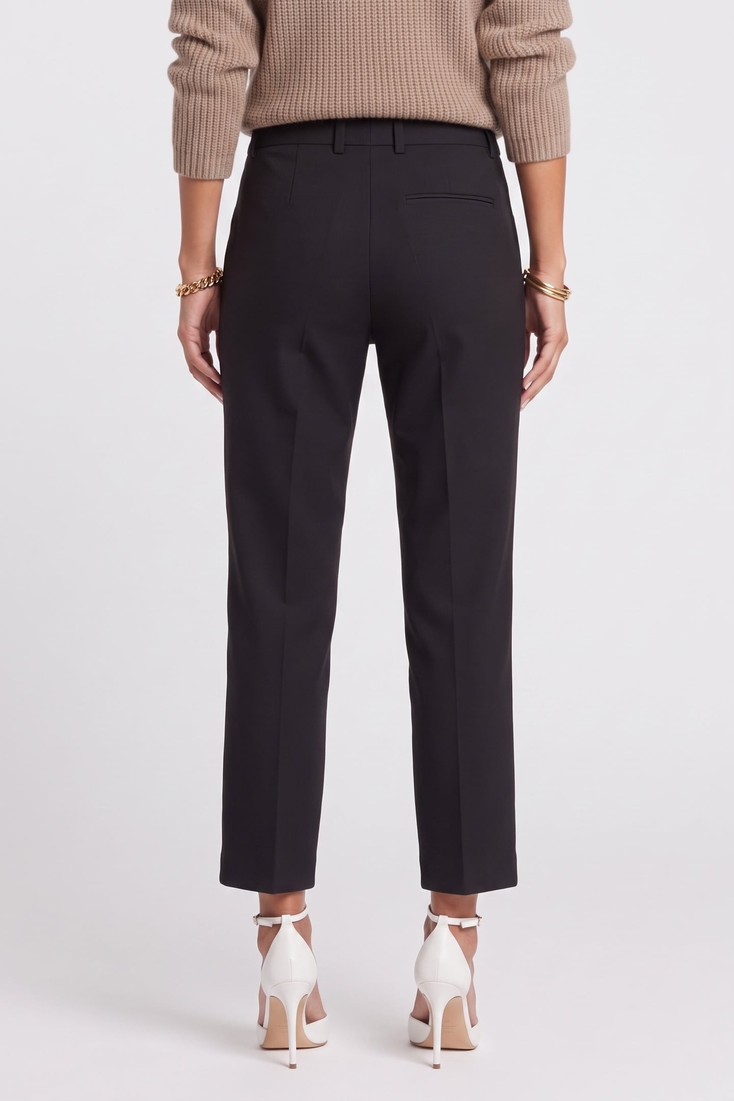 ELMO TENCEL POLY TROUSERS BLACK 2