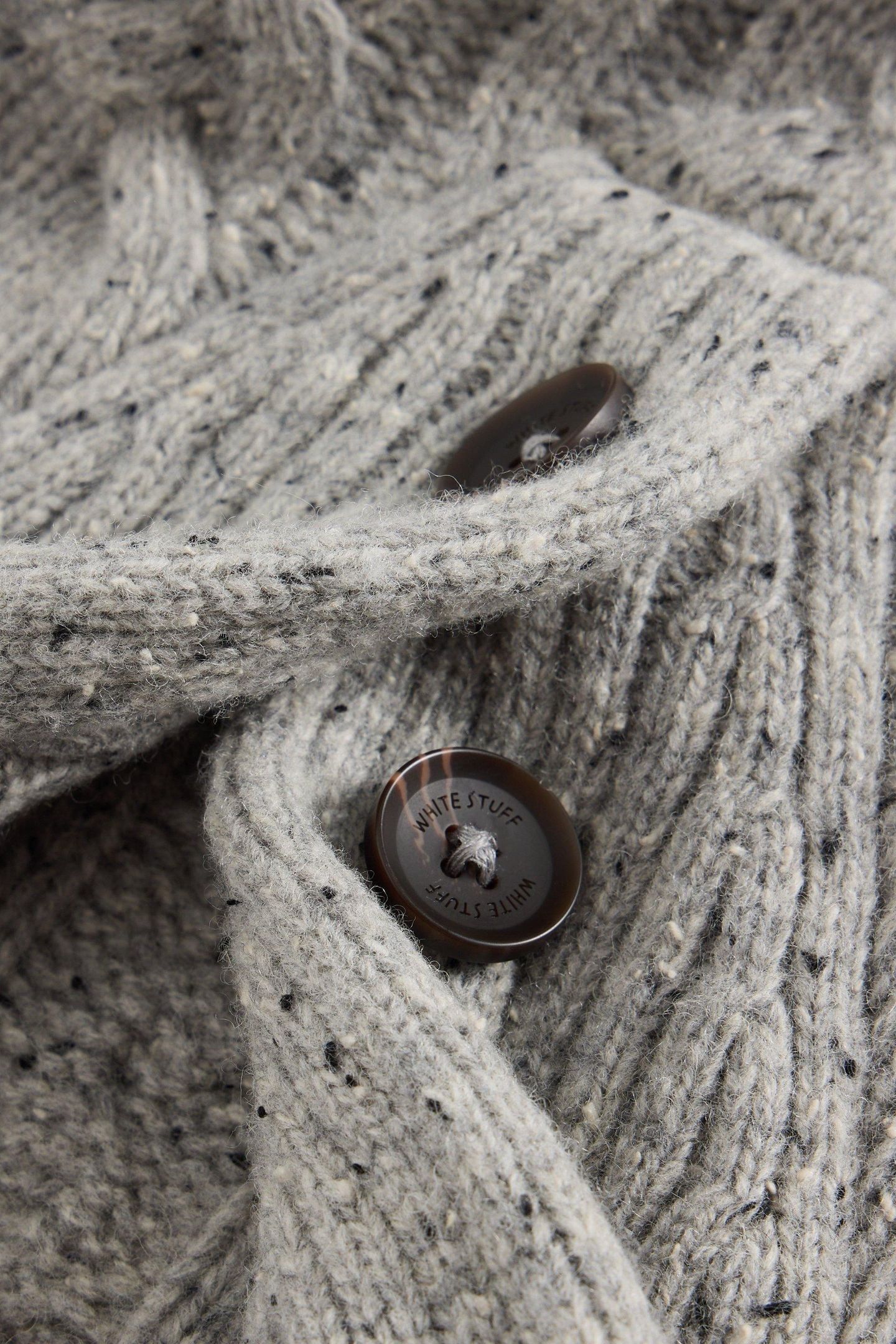 BERKLEY SHAWL NECK JUMPER LIGHT GREY 6