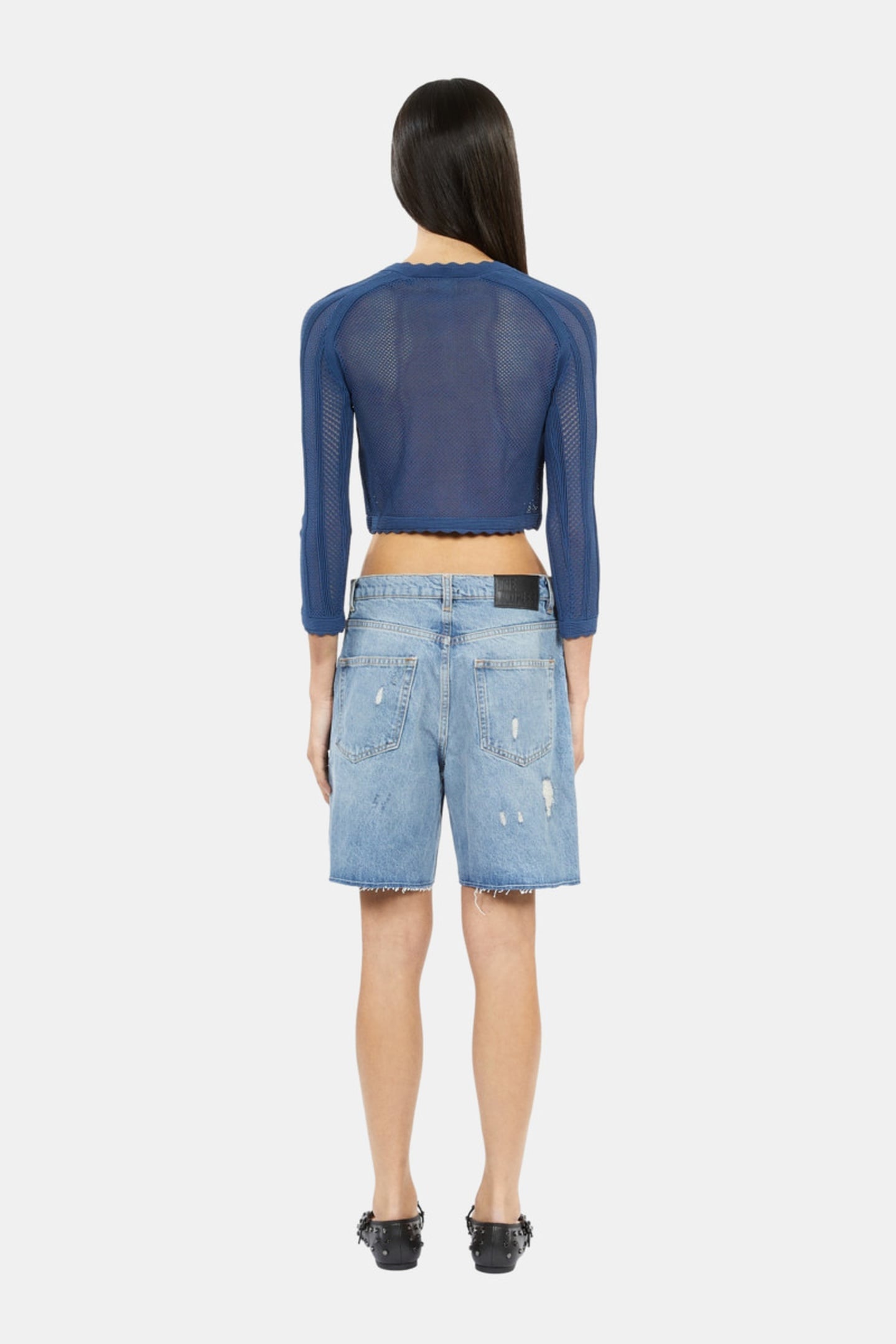 DENIM SHORTS MEDIUM BLUE 5