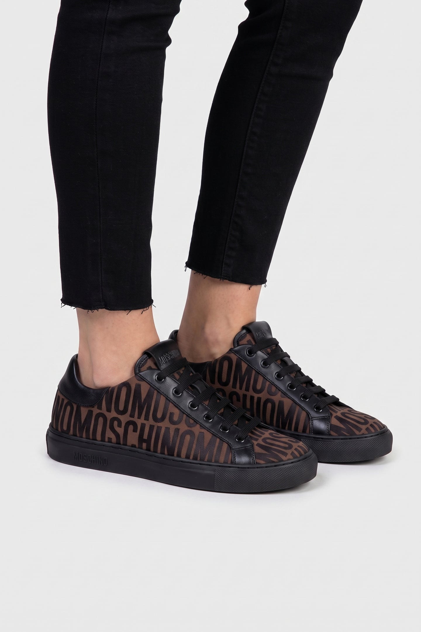 CALFSKIN SNEAKERS BROWN 3