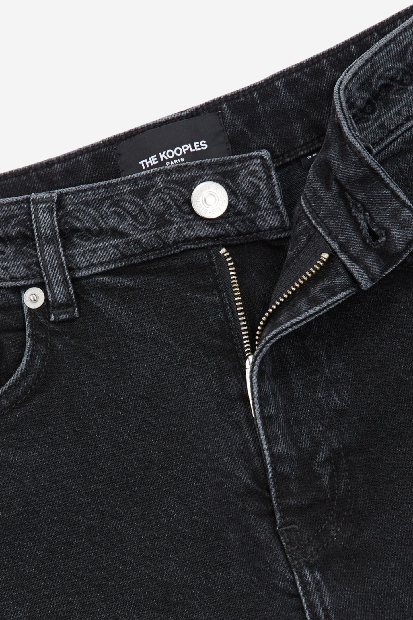 5-POCKET DENIM TROUSERS WITH PAISLEY DETAILS BLACK WASHED 7
