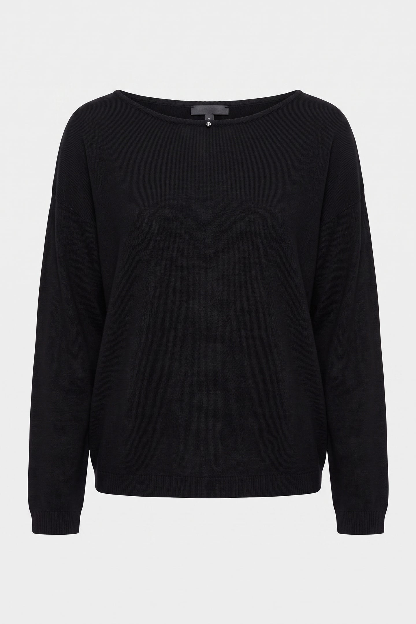 BOAT NECK SEAMLESS BLACK 3