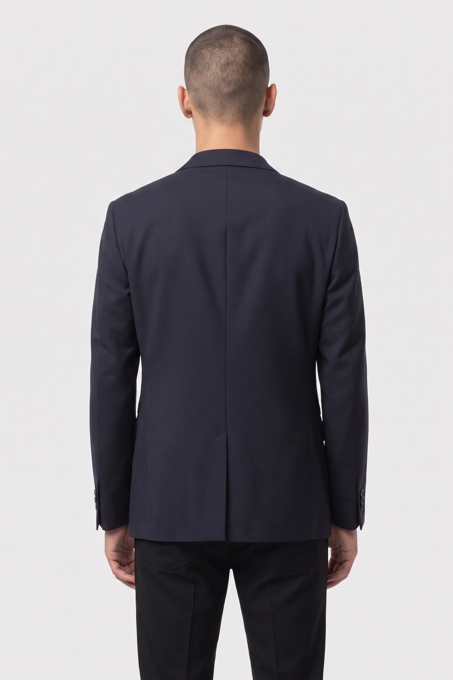 DENNIS HOPSACK SUIT BLAZER BLUE 2