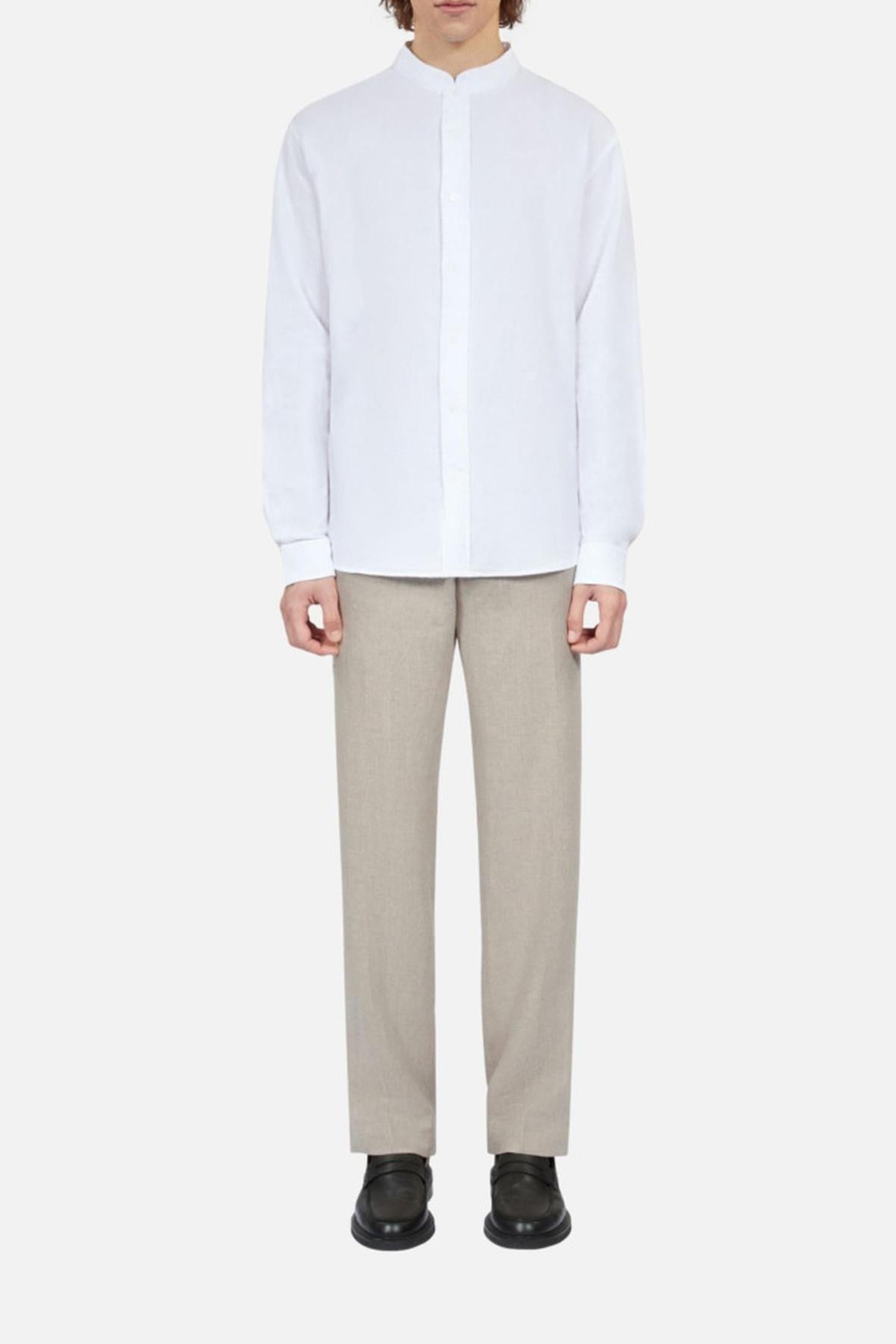 LONG-SLEEVED SHIRT WITH OFFICE COLLAR WHITE 2