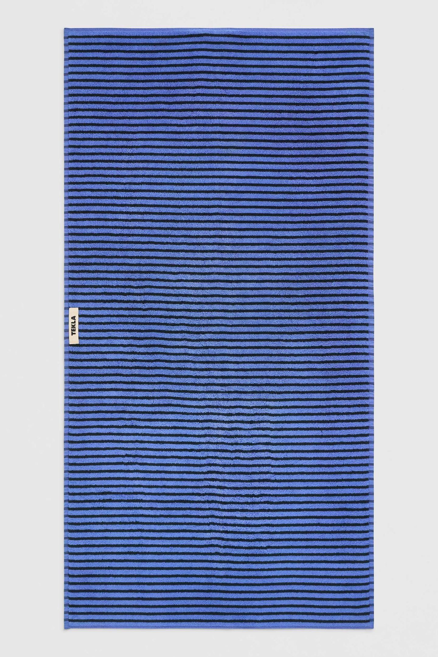 UNISEX BATH SHEET TOWEL BLUE&BLACK 1