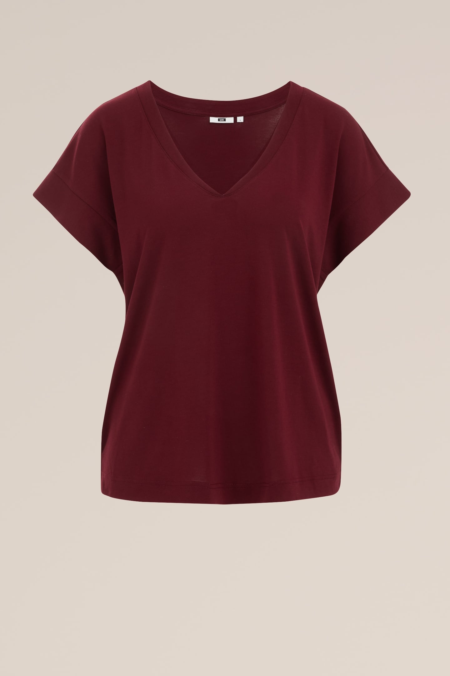 T-SHIRT BURGUNDY RED 4