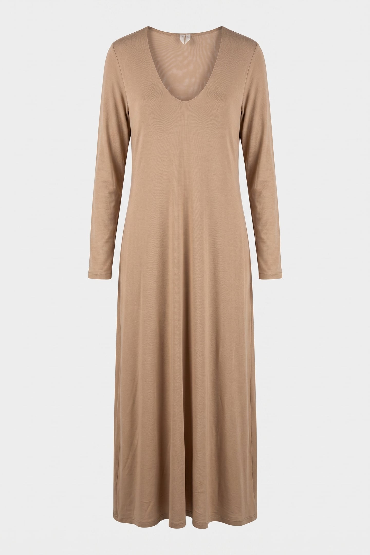 MI TENCEL KNIT DRESS BEIGE 3