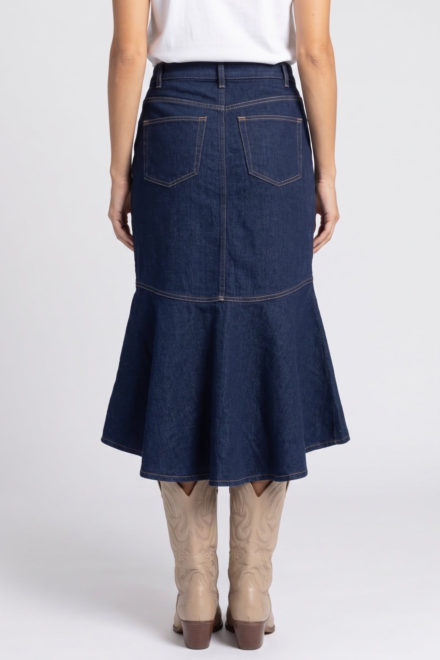 JAIPUR DENIM SKIRT BLUE 2