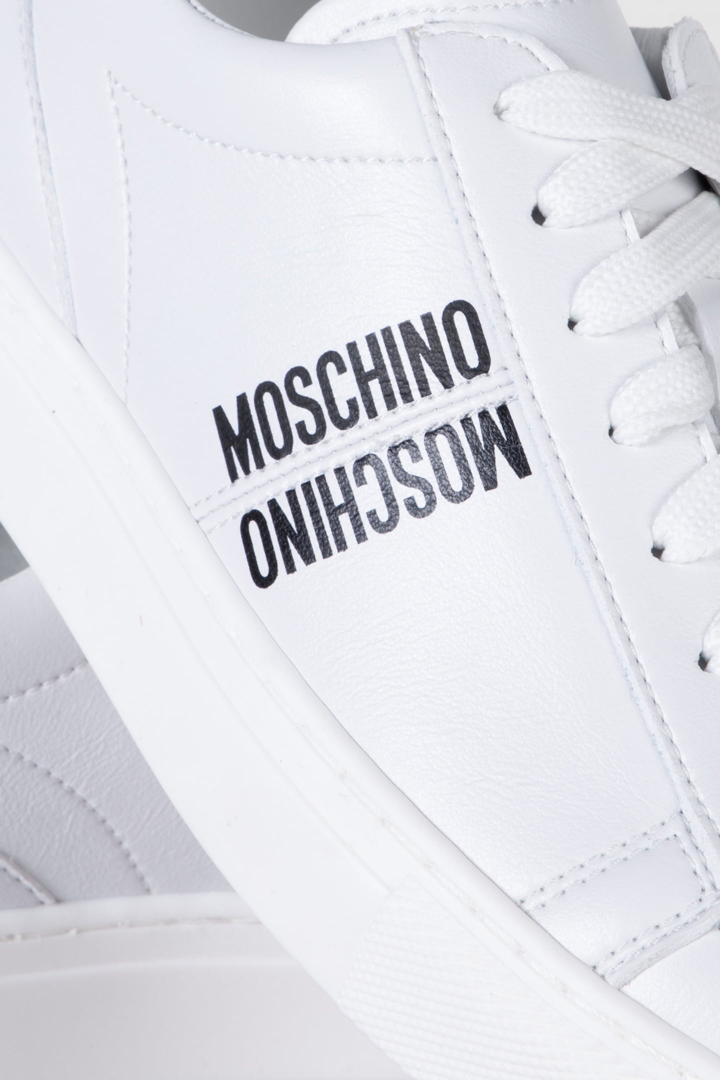 CALFSKIN SNEAKERS WHITE 4