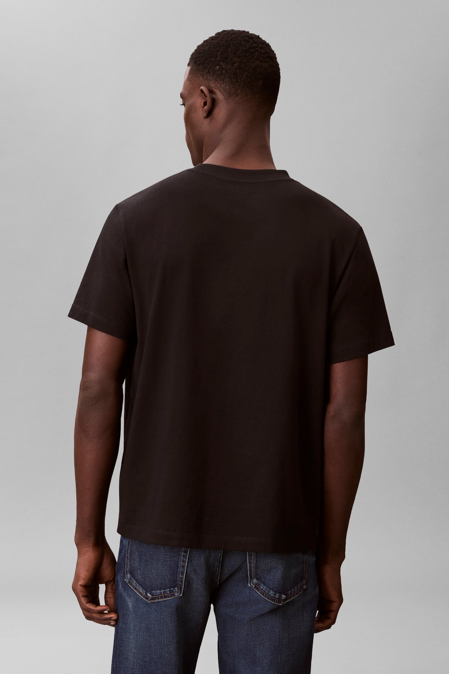 SS 20S TONAL METALLIC TEE BLACK 4