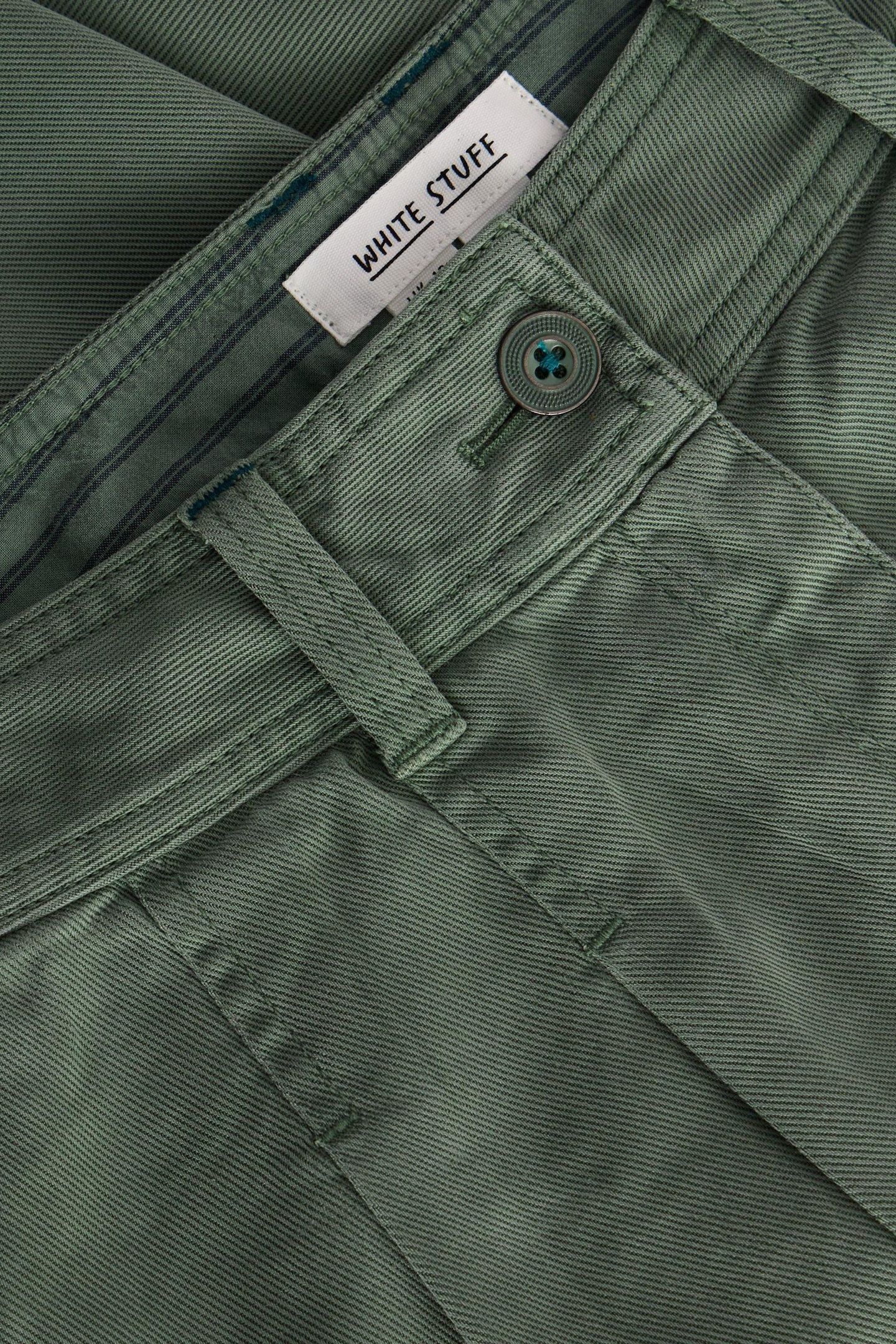 SASHA WIDE LEG TROUSER DUSTY GREEN 5