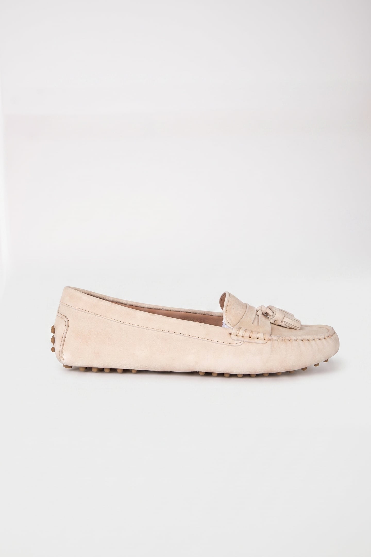 LESLIE TASSEL MOCASIN ECRU 1