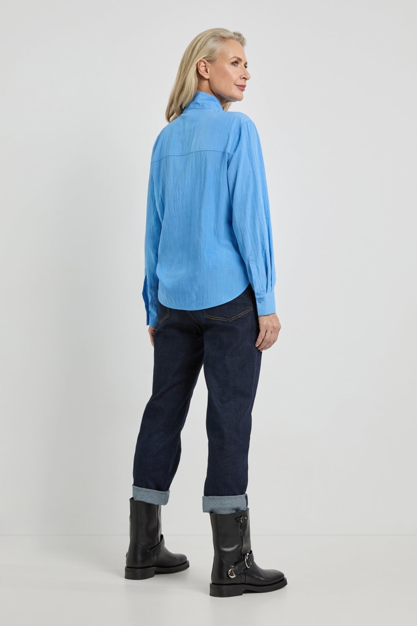 ALIDA BLOUSE FRENCH BLUE 3