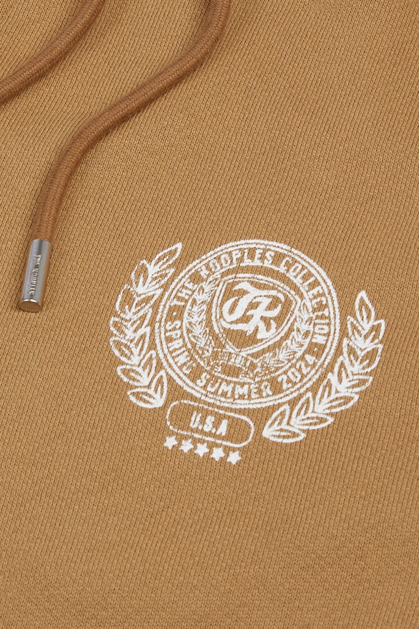 JOGGING SHORTS WITH PRINTED TK LOGO LIGHT BROWN 6