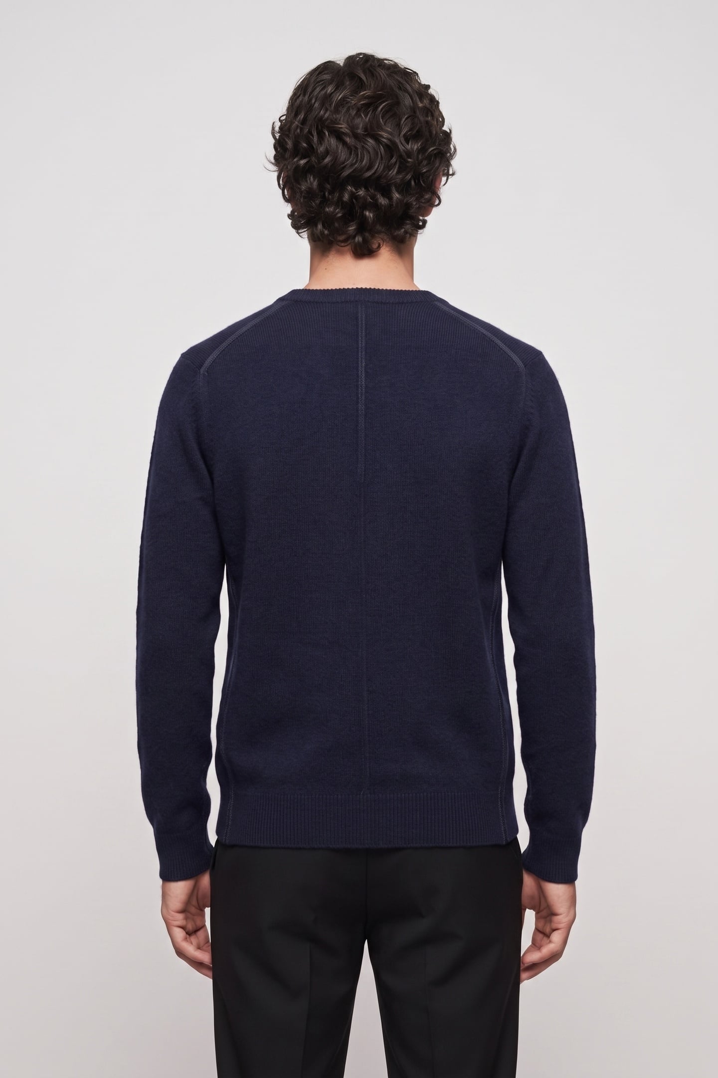 PULL COL ROUND DETAIL BRILLIANT NAVY 3