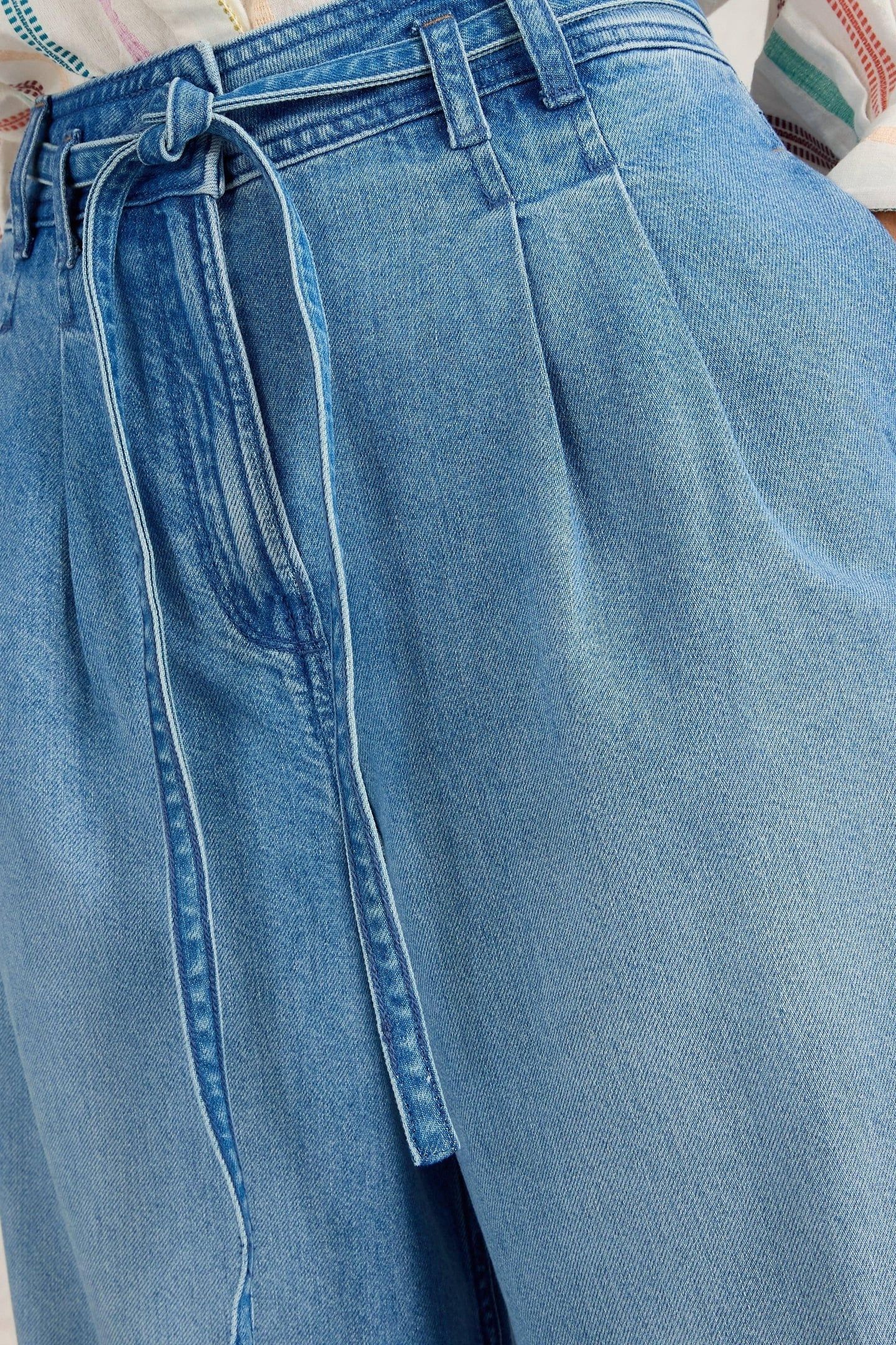 SASHA WIDE LEG JEAN LIGHT DENIM 6