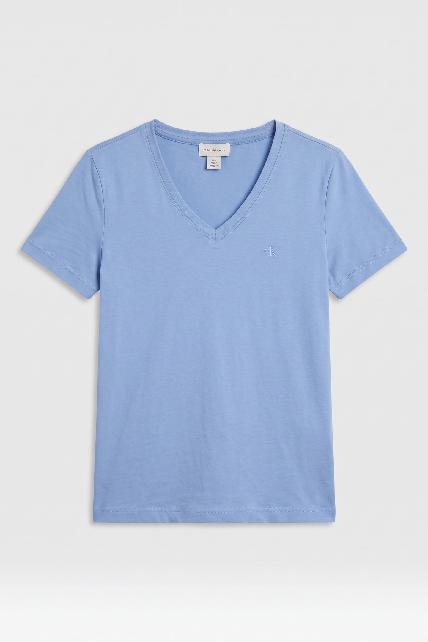 ARCHIVE JERSEY V-NECK TEE HYDRANGEA 3