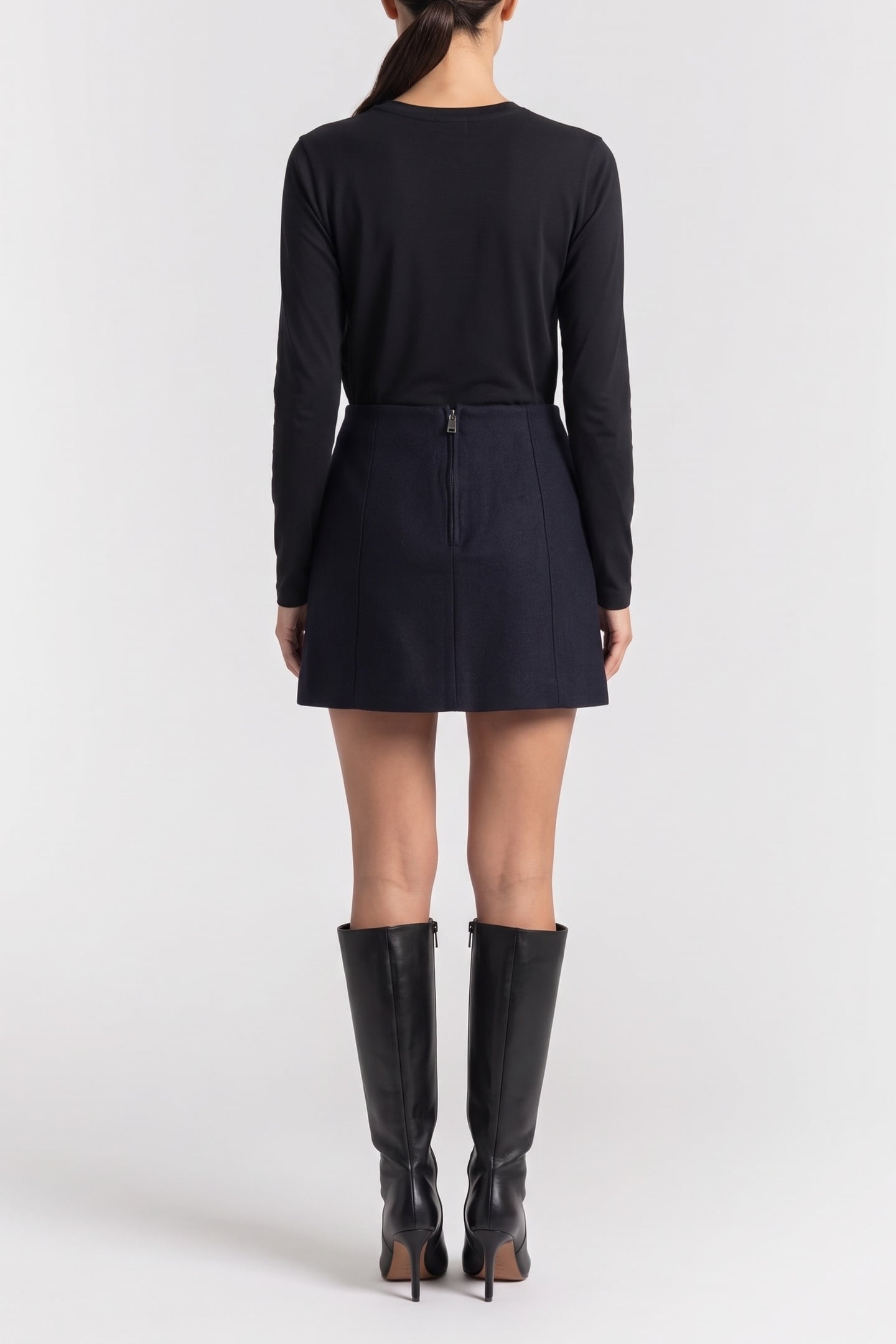 JENTE WOOL SKIRT BLUE 2