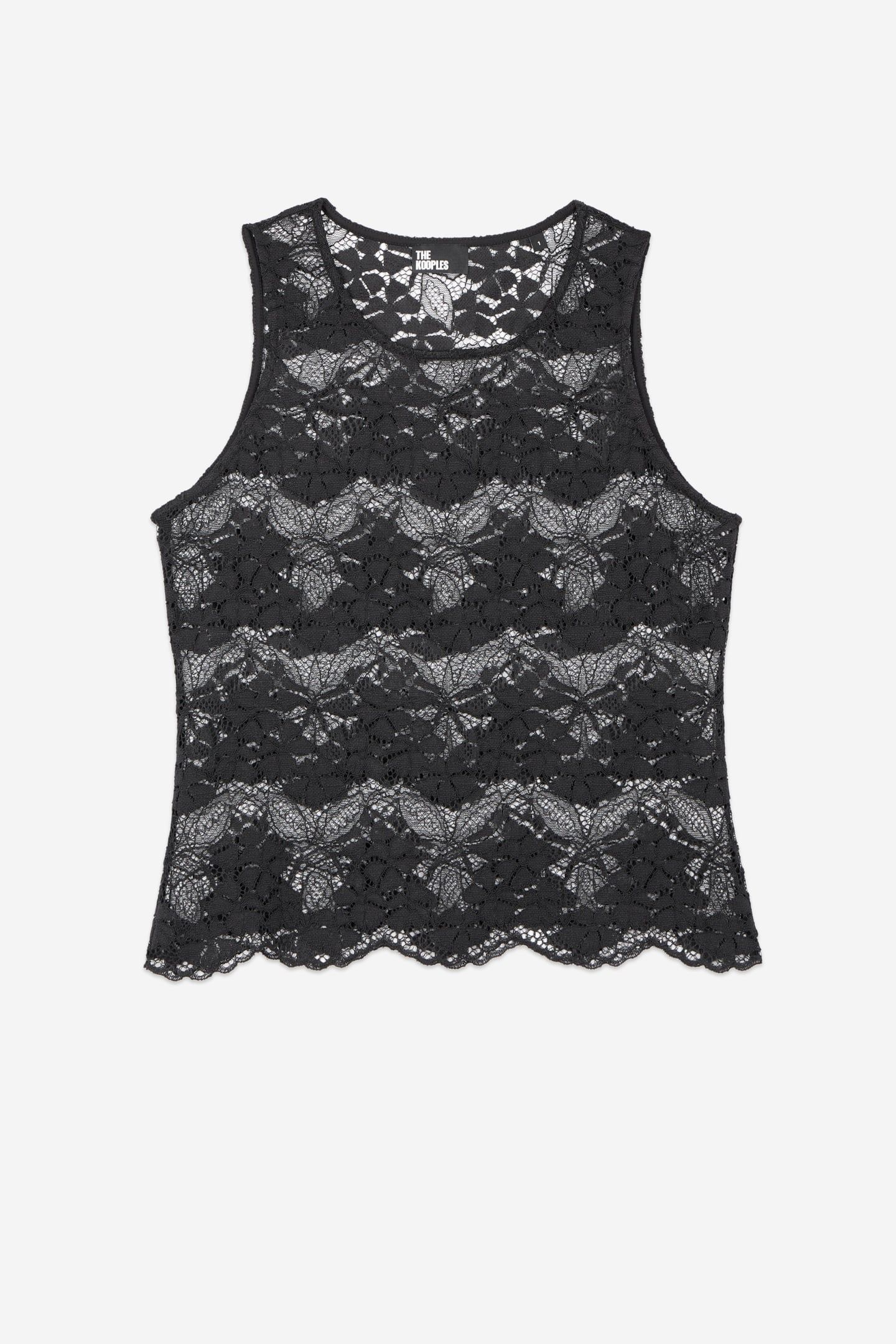 STRETCH LACE STRAPS TOP BLACK 3
