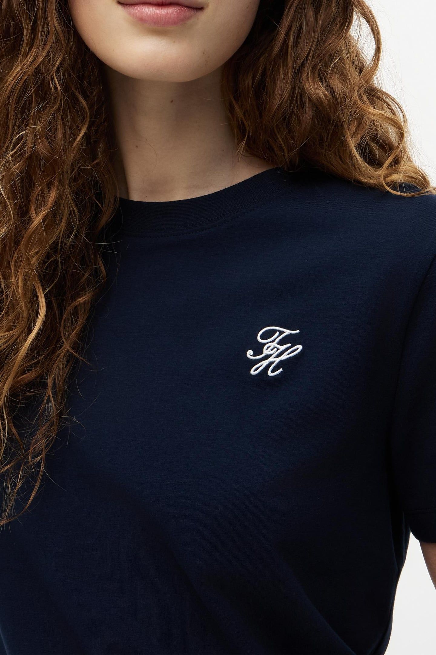 TH SCRIPT REGULAR C-NECK DARK NIGHT NAVY 5