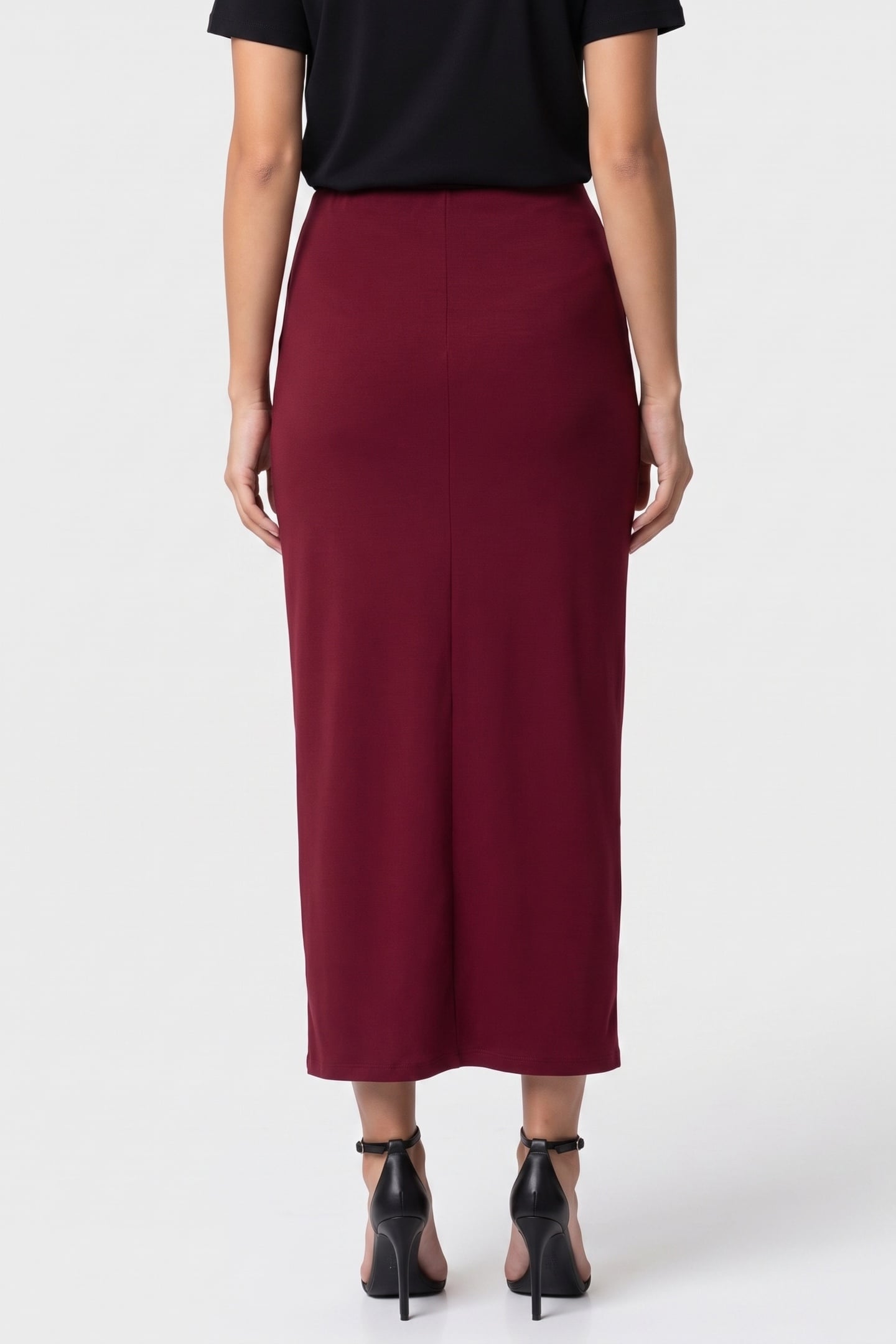 TRISH POLY INTERLOCK SKIRT PINK 2