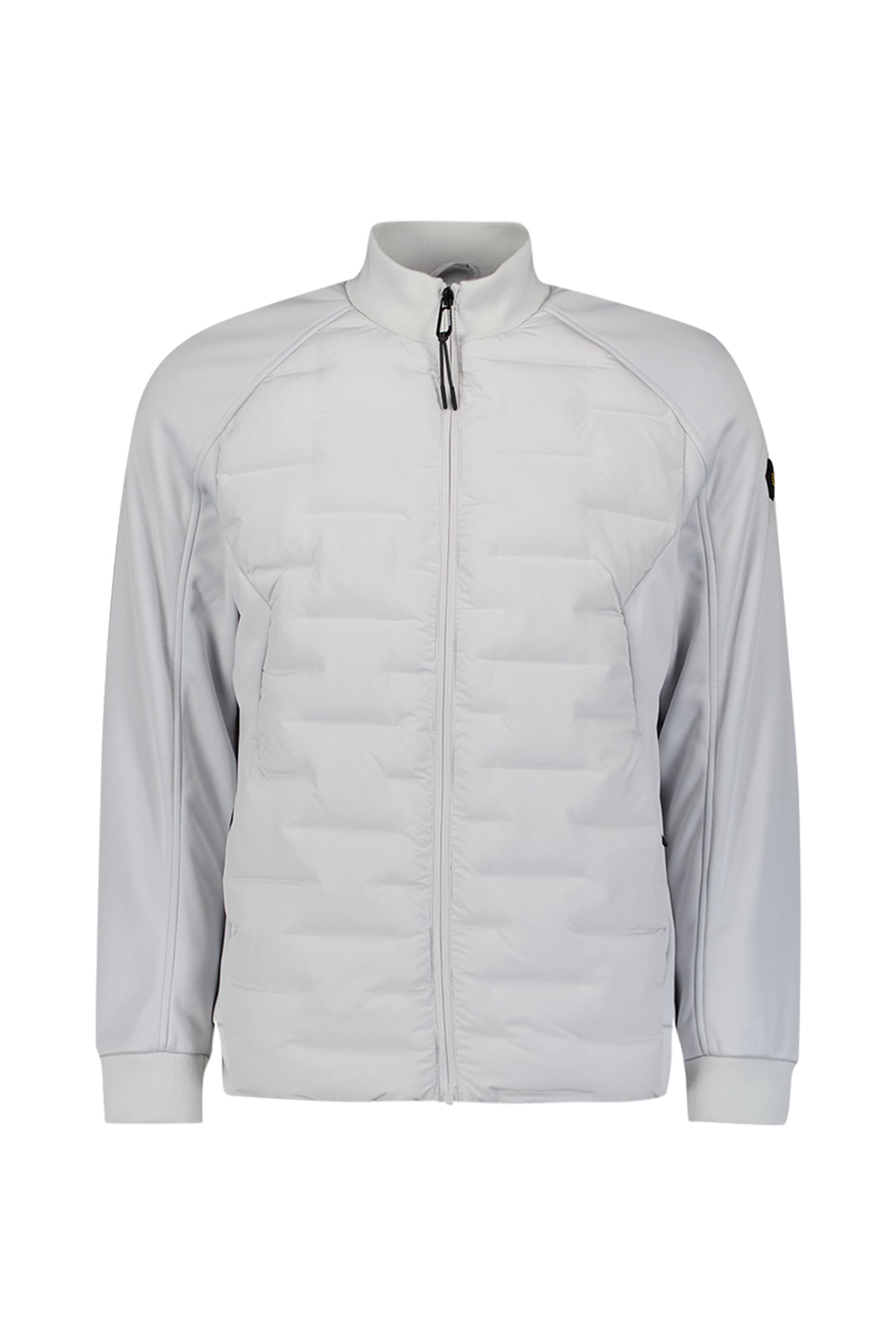 JACKET SHORT FIT SEALED KNITTED MIX CHALK 5
