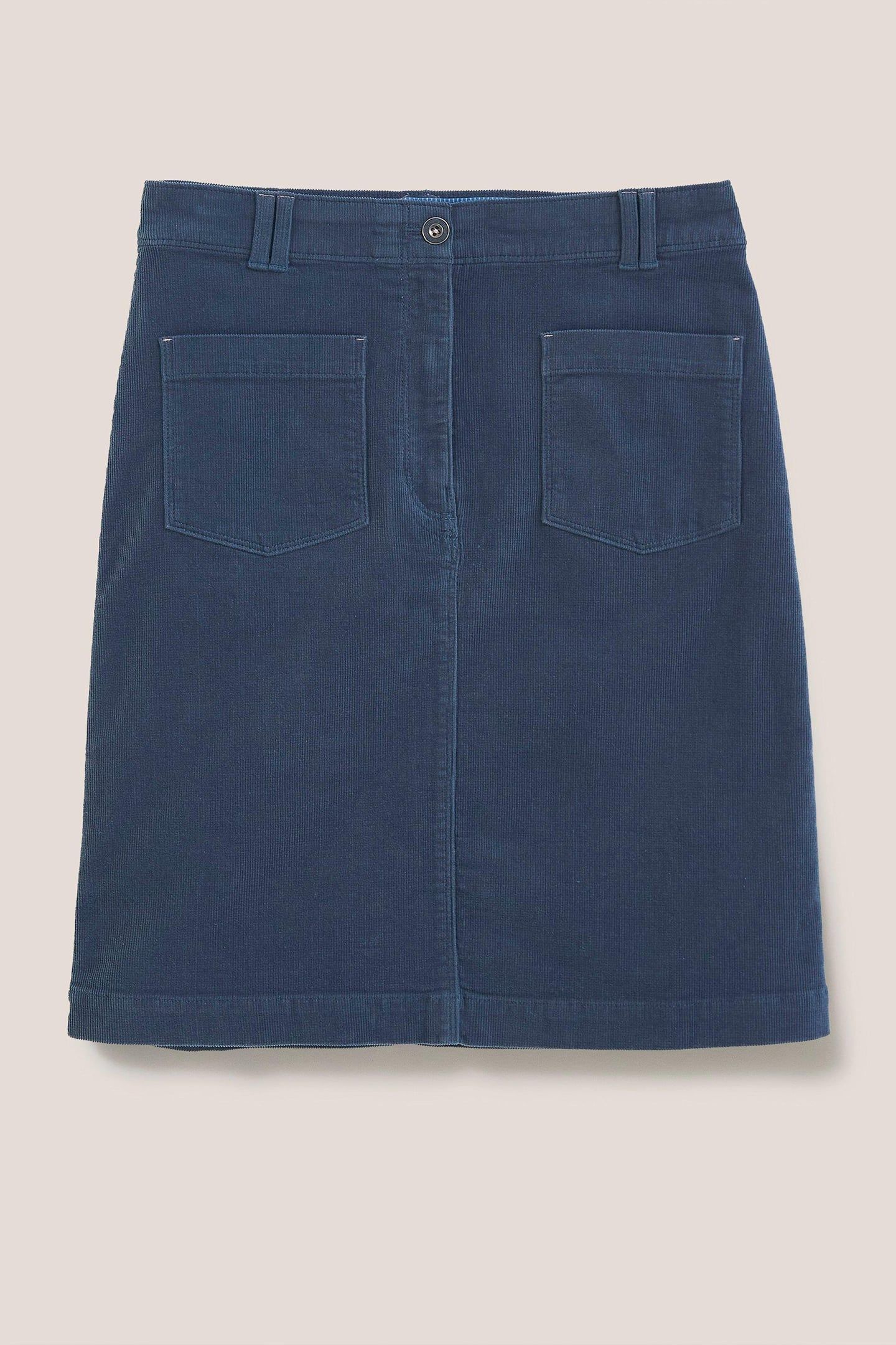 MELODY  CORD SKIRT  BLUE 4