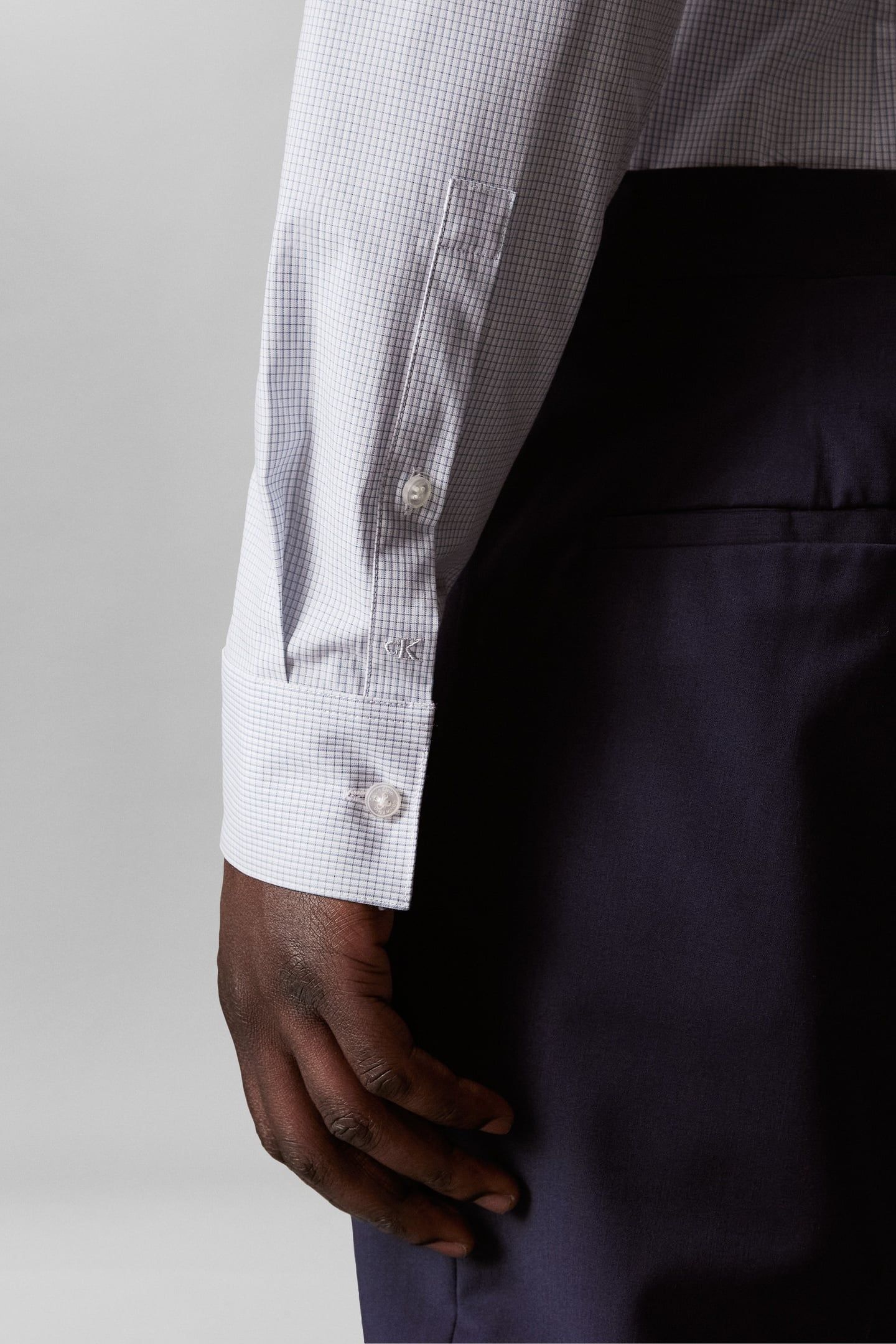 SLIM ESSENTIAL POPLIN SHIRT DENIM DAY 7