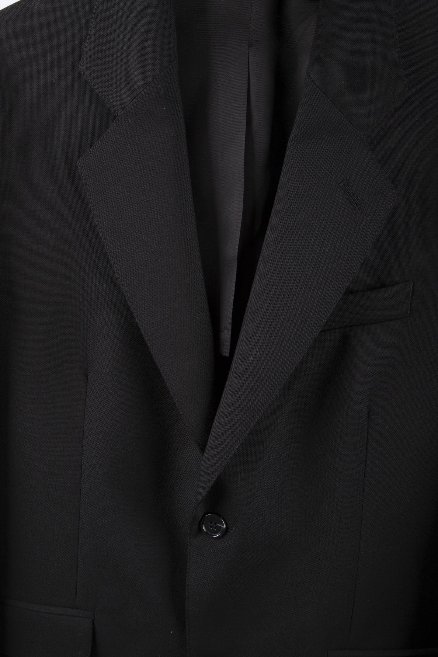 DENNIS HOPSACK SUIT BLAZER BLACK 5