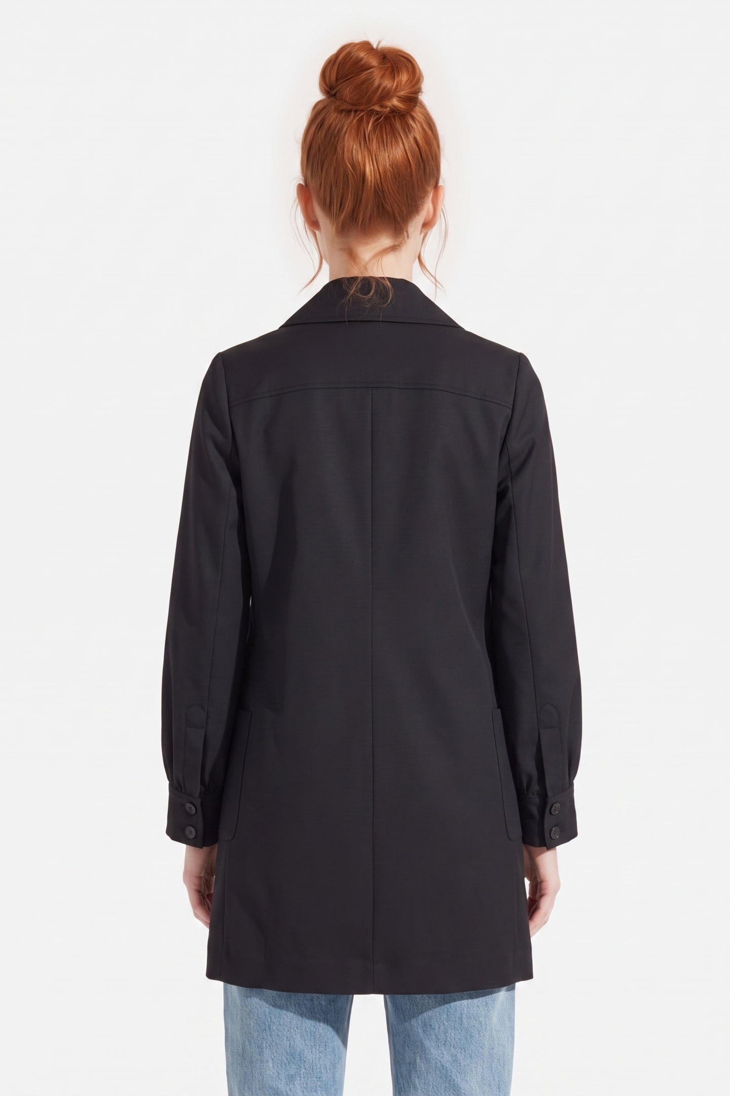 SHORT DRESS WITH LONG SLEEVES BLACK 2