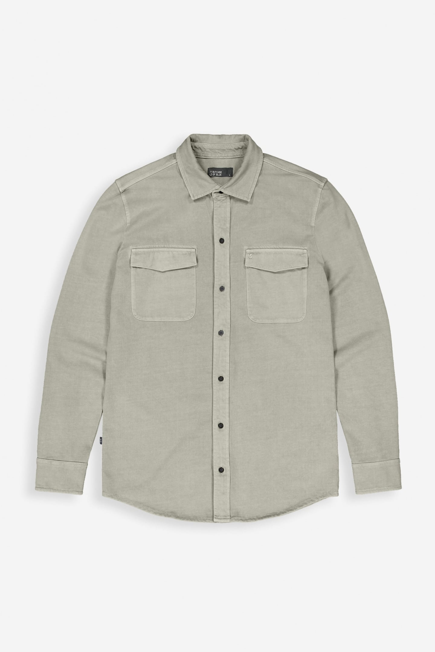 FINN POCKET JERSEY OVERSHIRT SLATE GREY 3