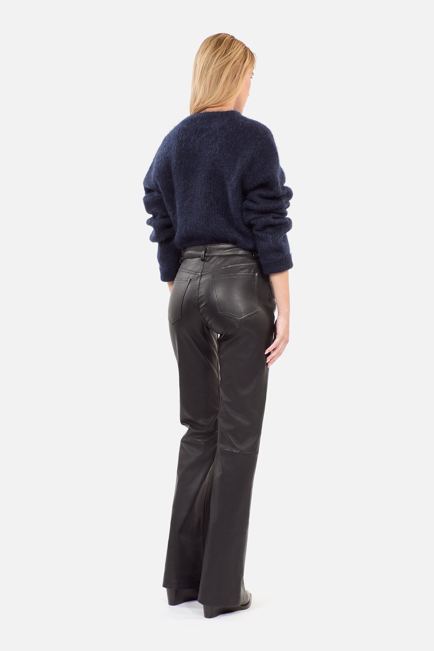 LEATHER TROUSERS BLACK 3