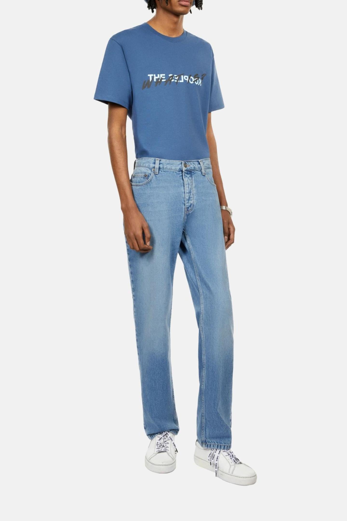 BLUE STRAIGHT JEANS BLUE DENIM 2