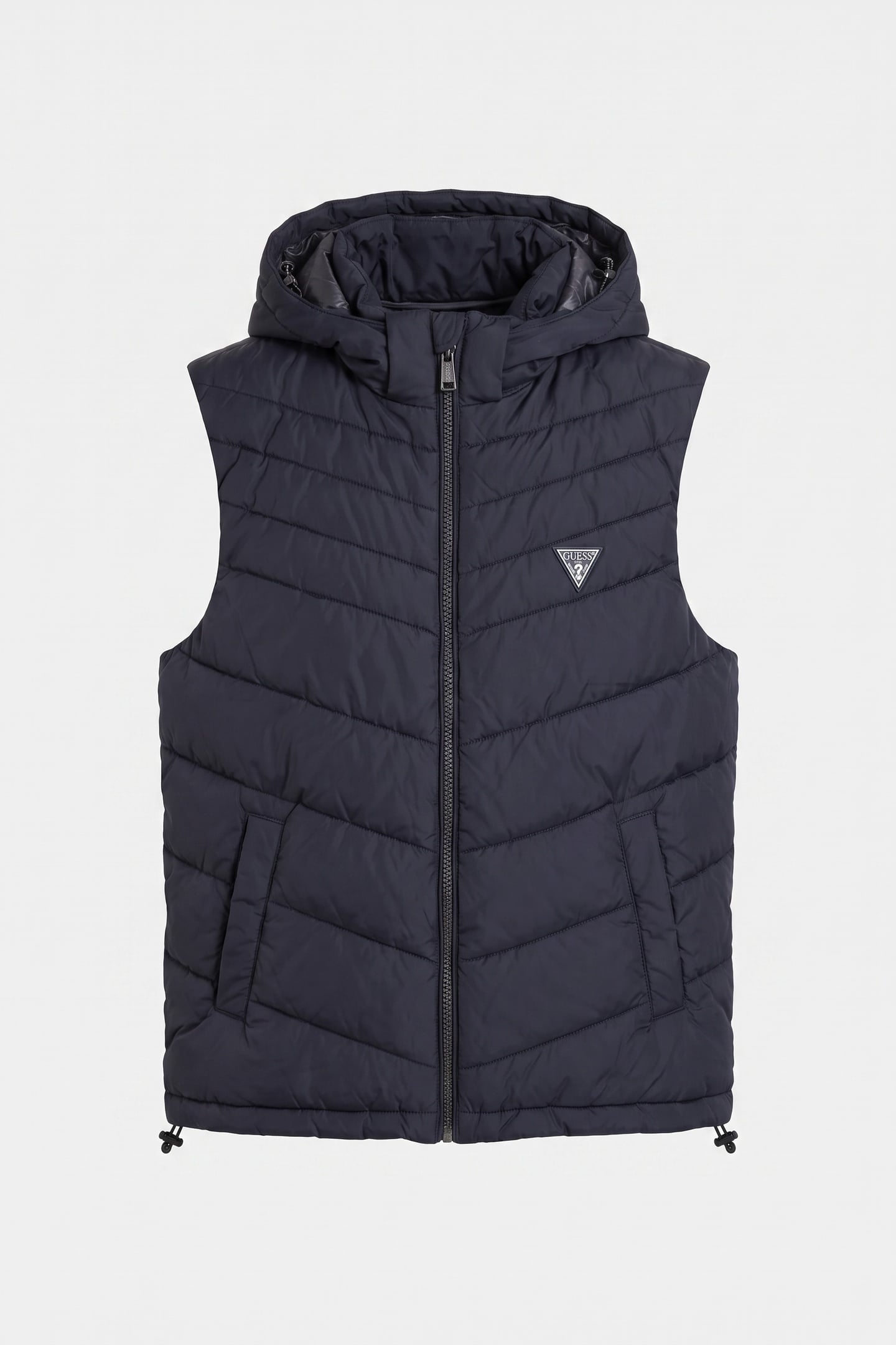 GUESS ECO LIGHT PUFFA VEST SMART BLUE 4