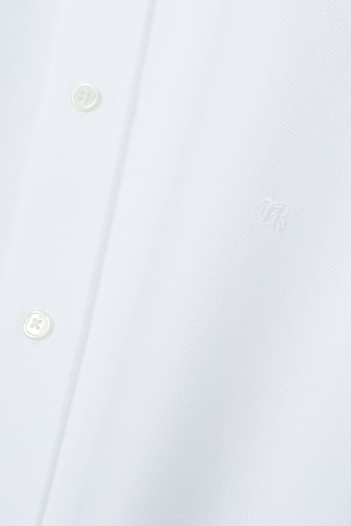 LONG-SLEEVED OXFORD SHIRT WITH A STANDARD COLLAR WHITE 6