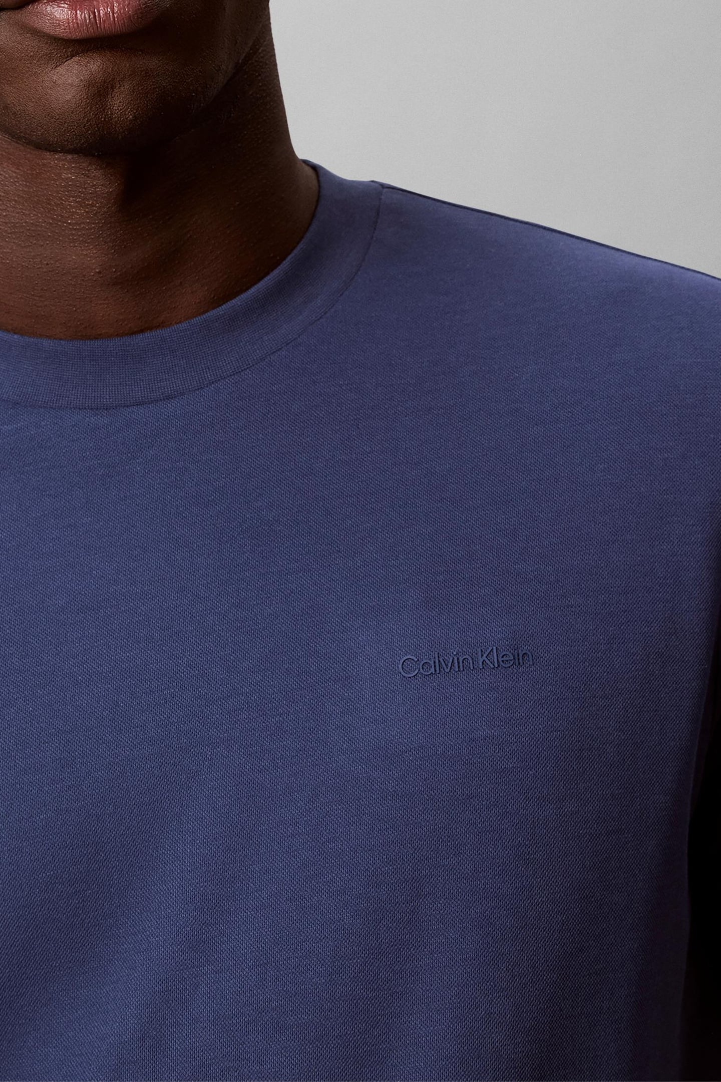 SS TECH INTERLOCK TEE DARK DENIM 5