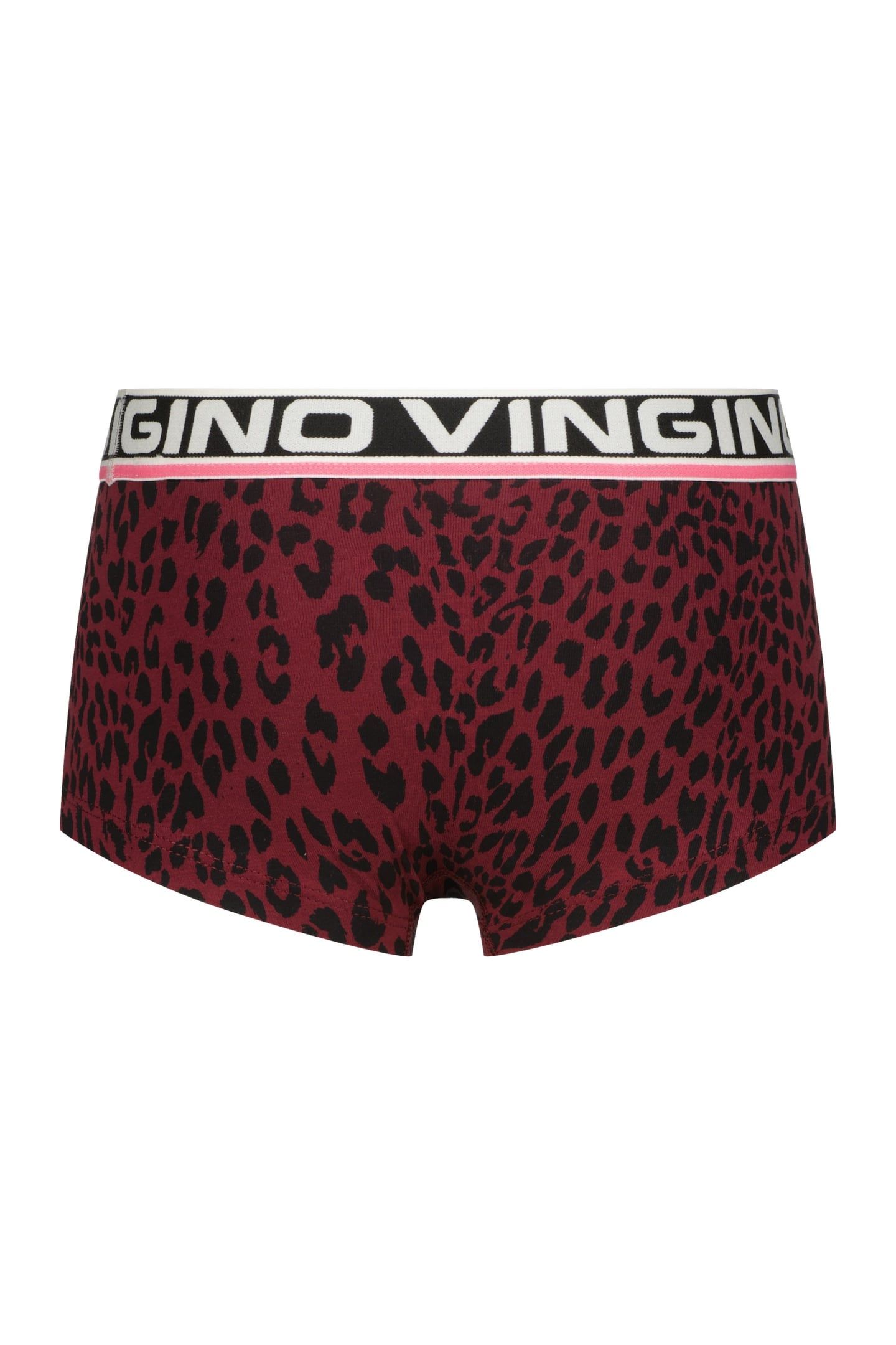 GIRLS ANIMAL 3PACK HIPSTER BURGUNDY RED 3