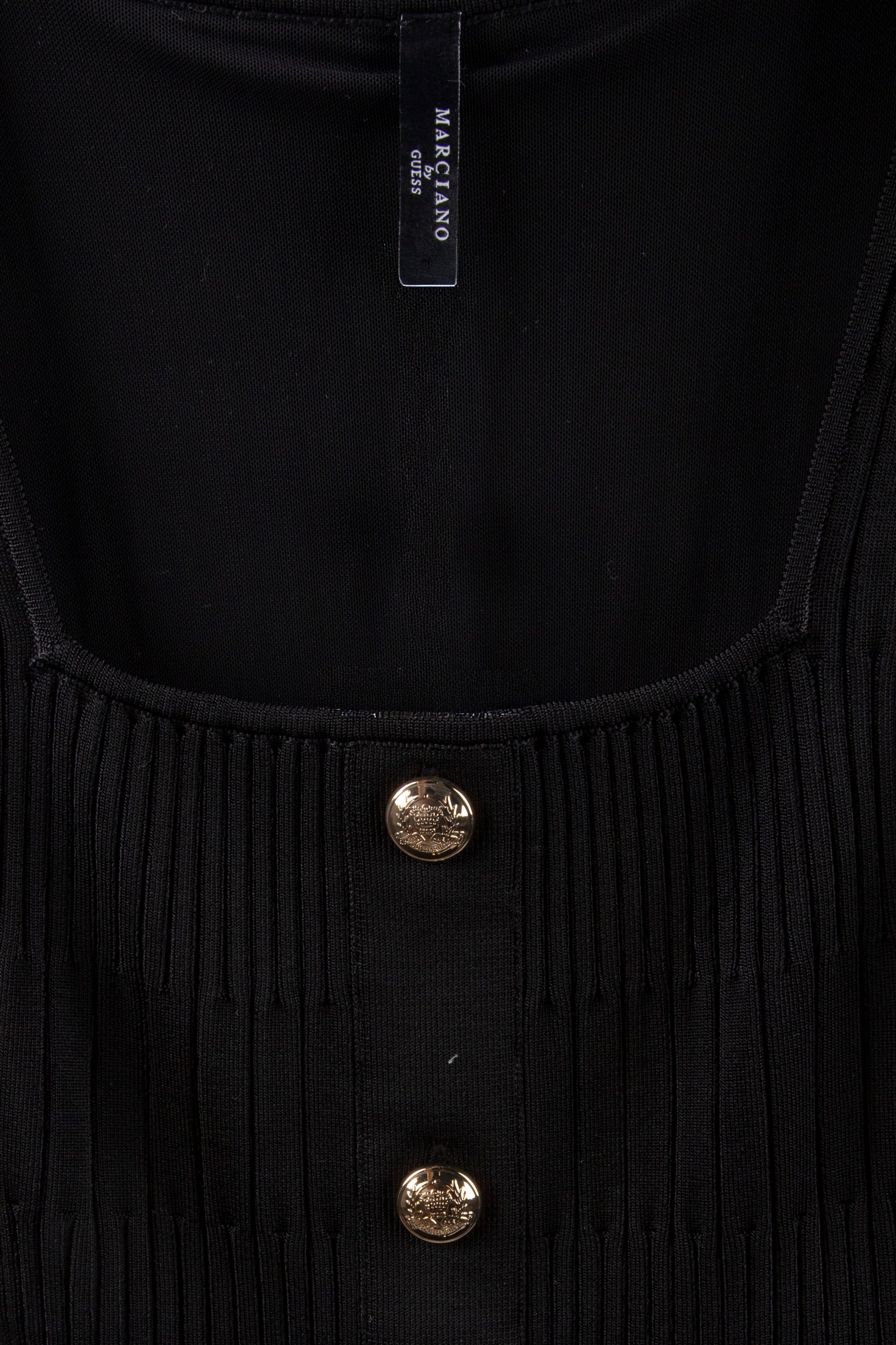 JANET RIBBED SL DRESS JET BLACK A996 3