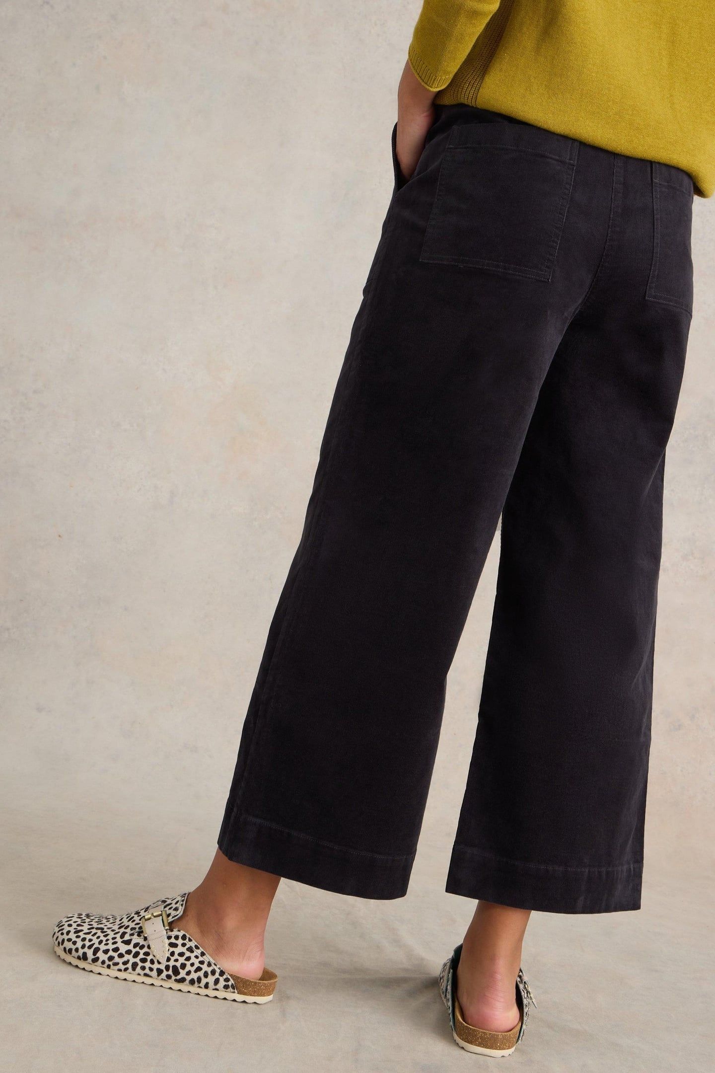 ROMY CORD CULLOTTE DARK GREY 2