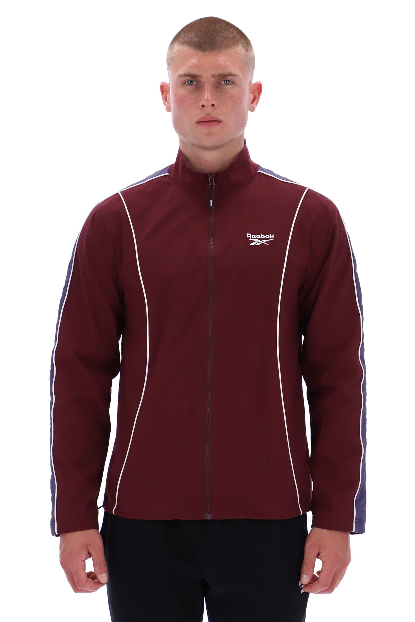 TRACK JACKET CUT AND SEW BLACK CHERRY 1