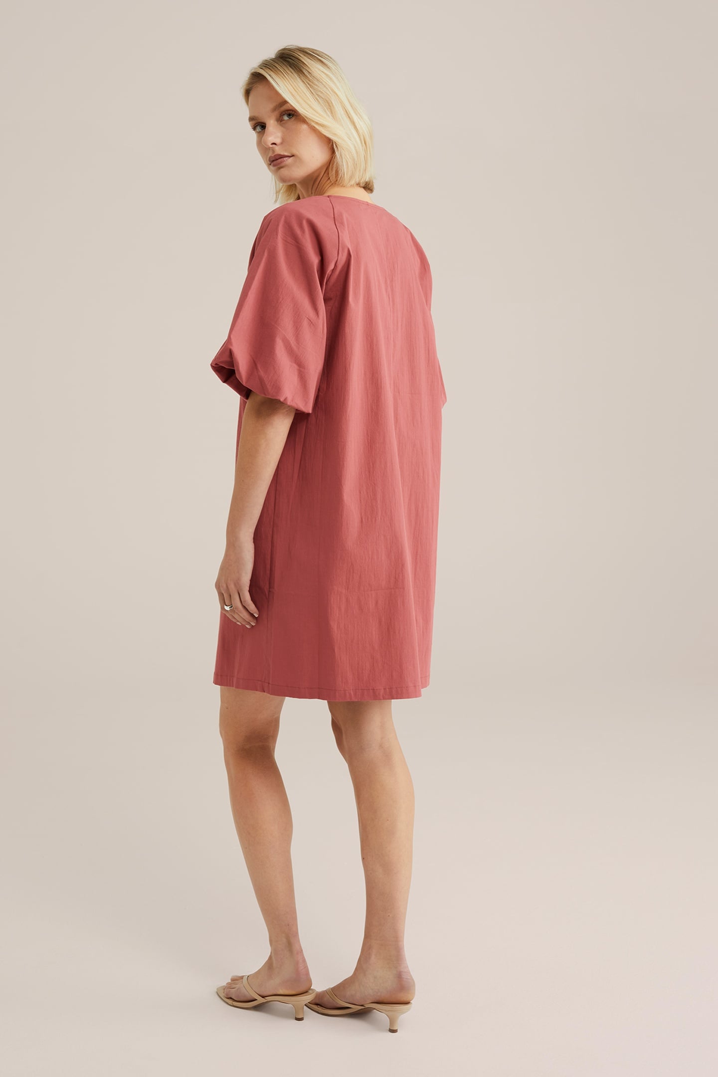 DRESS SHORT SAFFRON RED 4